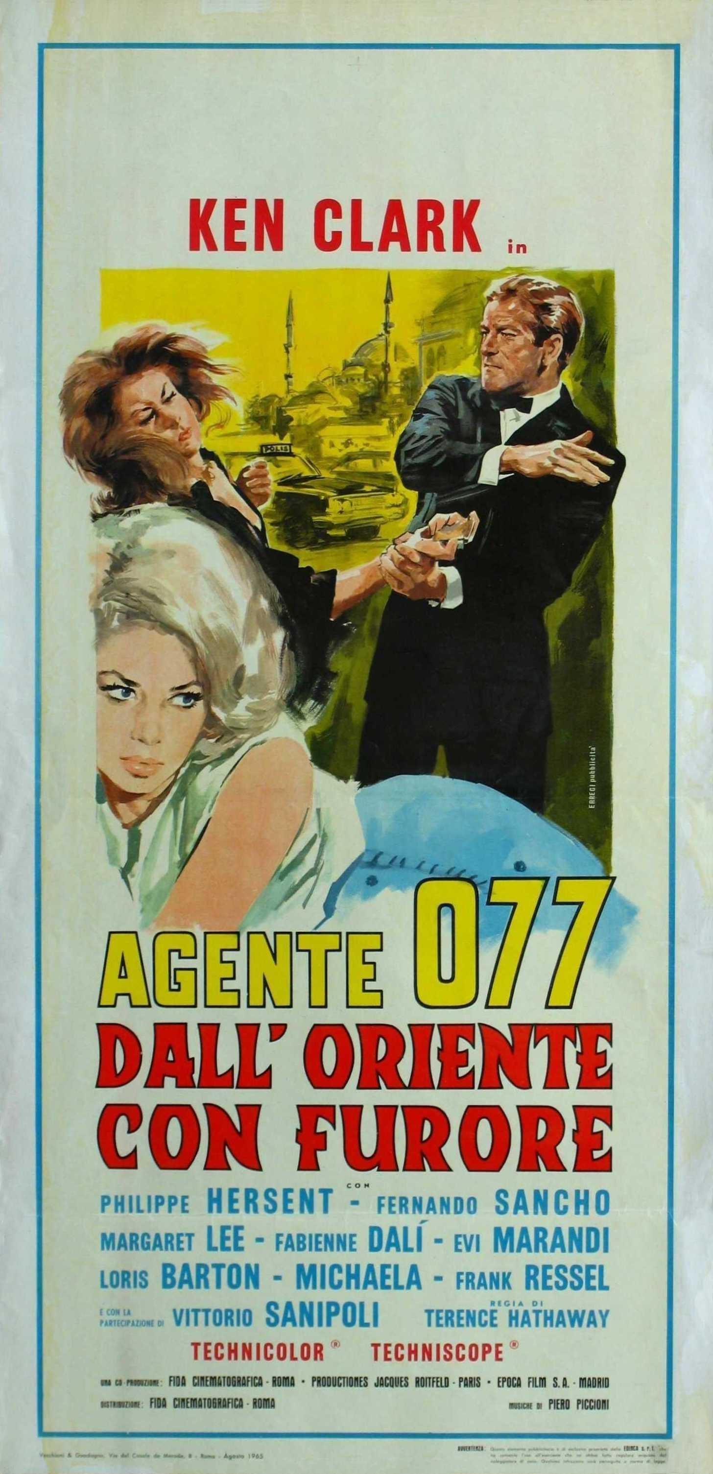 Постер фильма Agente 077 dall'oriente con furore