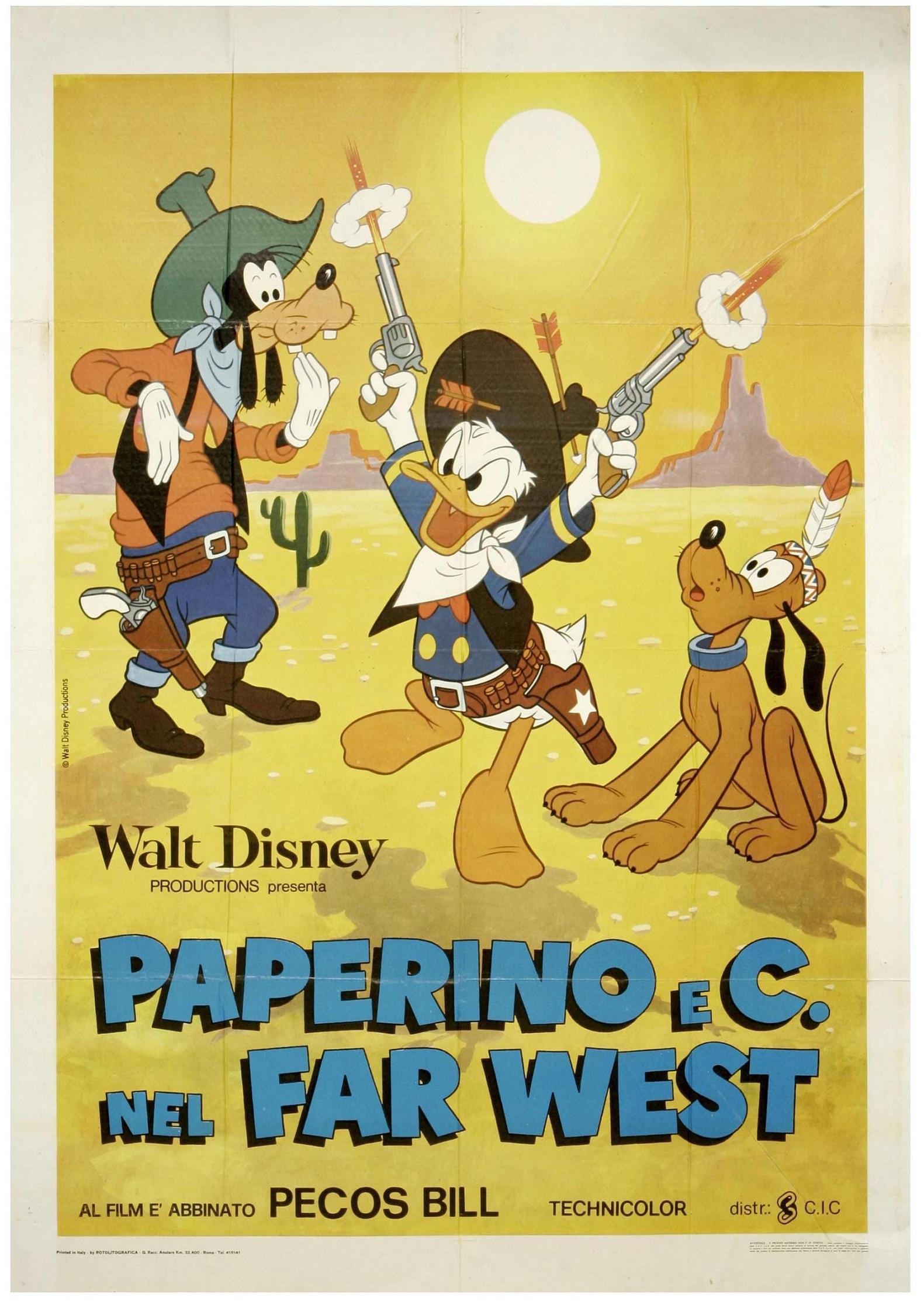 Постер фильма Donald Duck Goes West