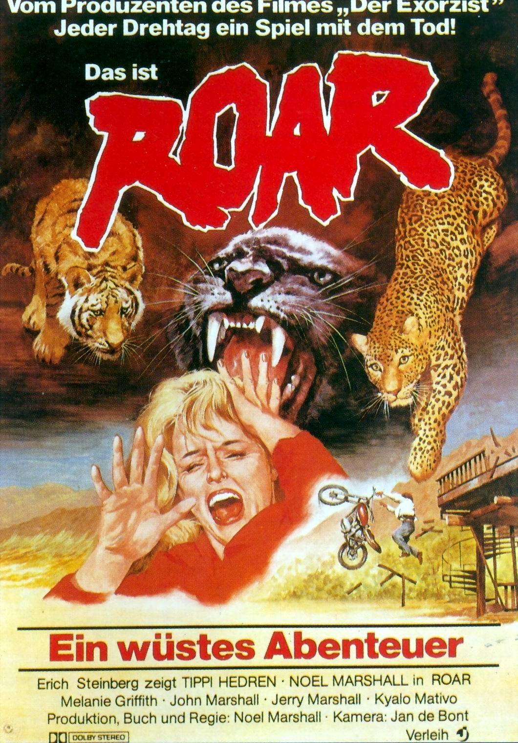 Рев читать. Roar 1981. Мелани Гриффит рев.