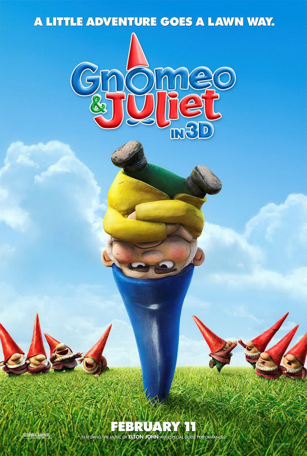 Постер фильма Гномео и Джульетта 3D | Gnomeo and Juliet