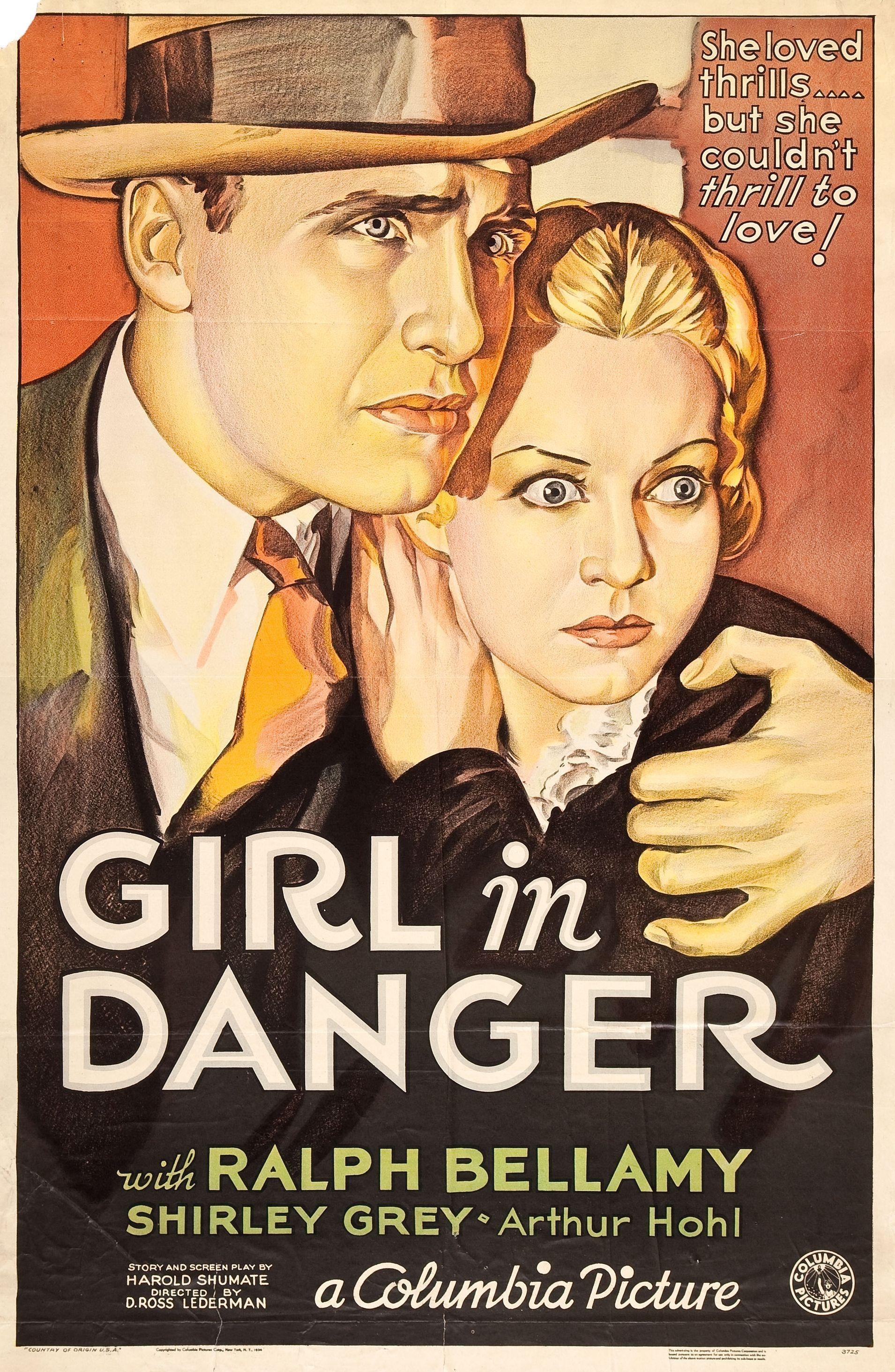 Постер фильма Girl in Danger