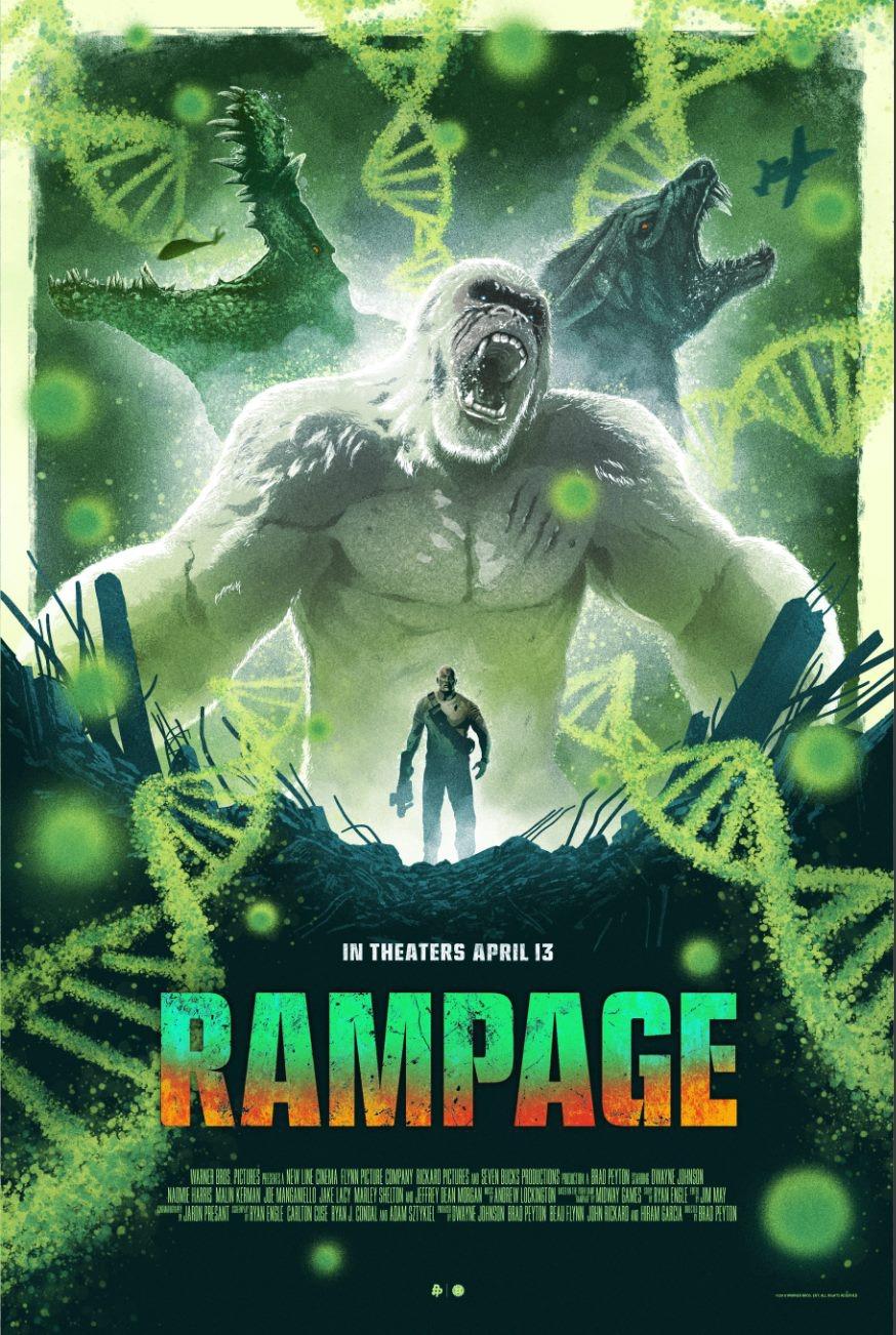 Постер фильма Рэмпейдж | Rampage