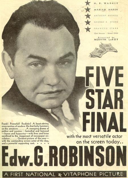 Постер фильма Пять последних звезд | Five Star Final