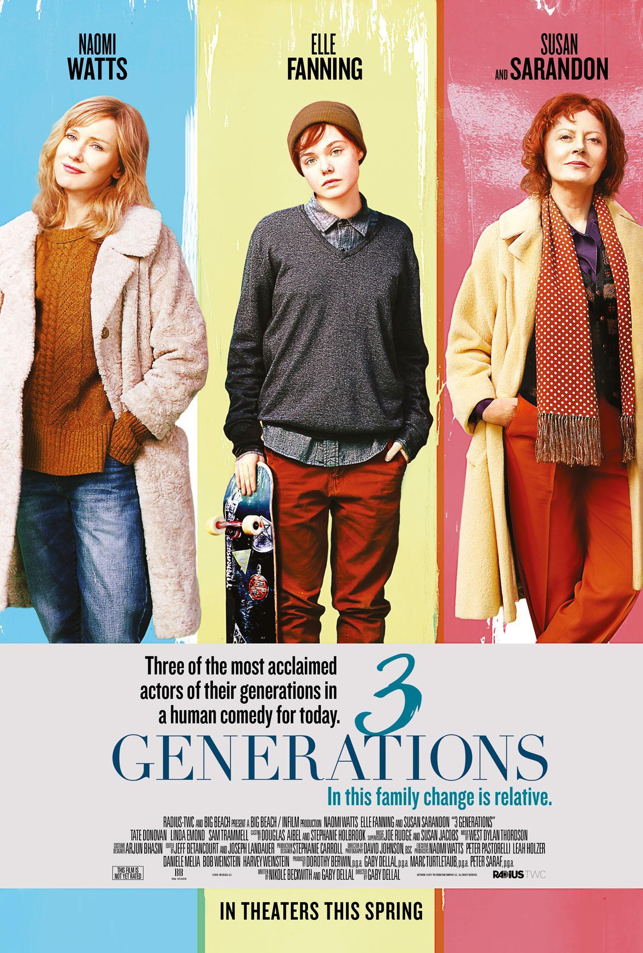 Постер фильма Три поколения | 3 Generations