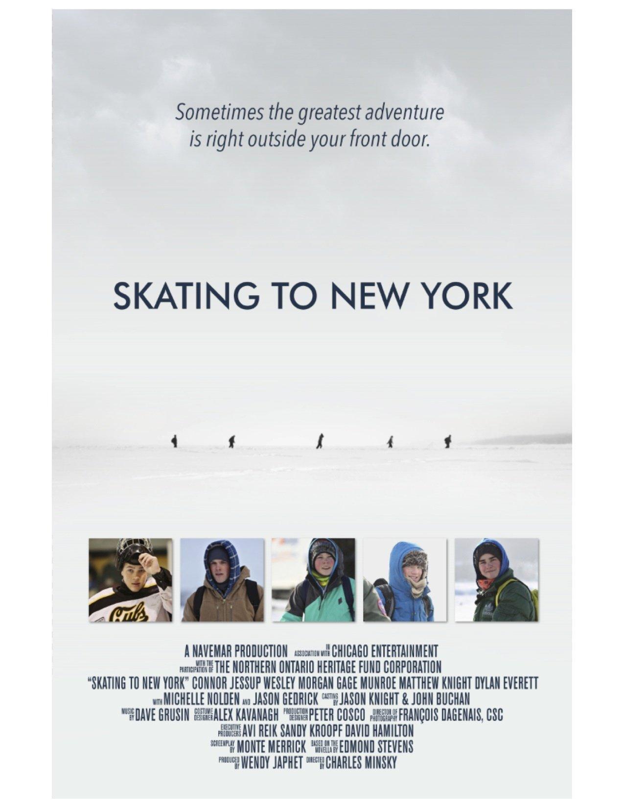 Постер фильма На коньках до Нью-Йорка | Skating to New York