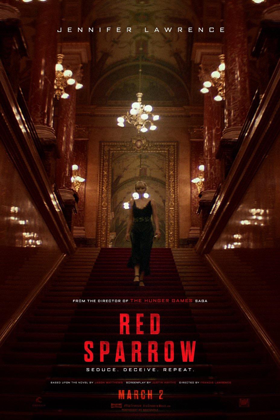Постер фильма Красный воробей | Red Sparrow