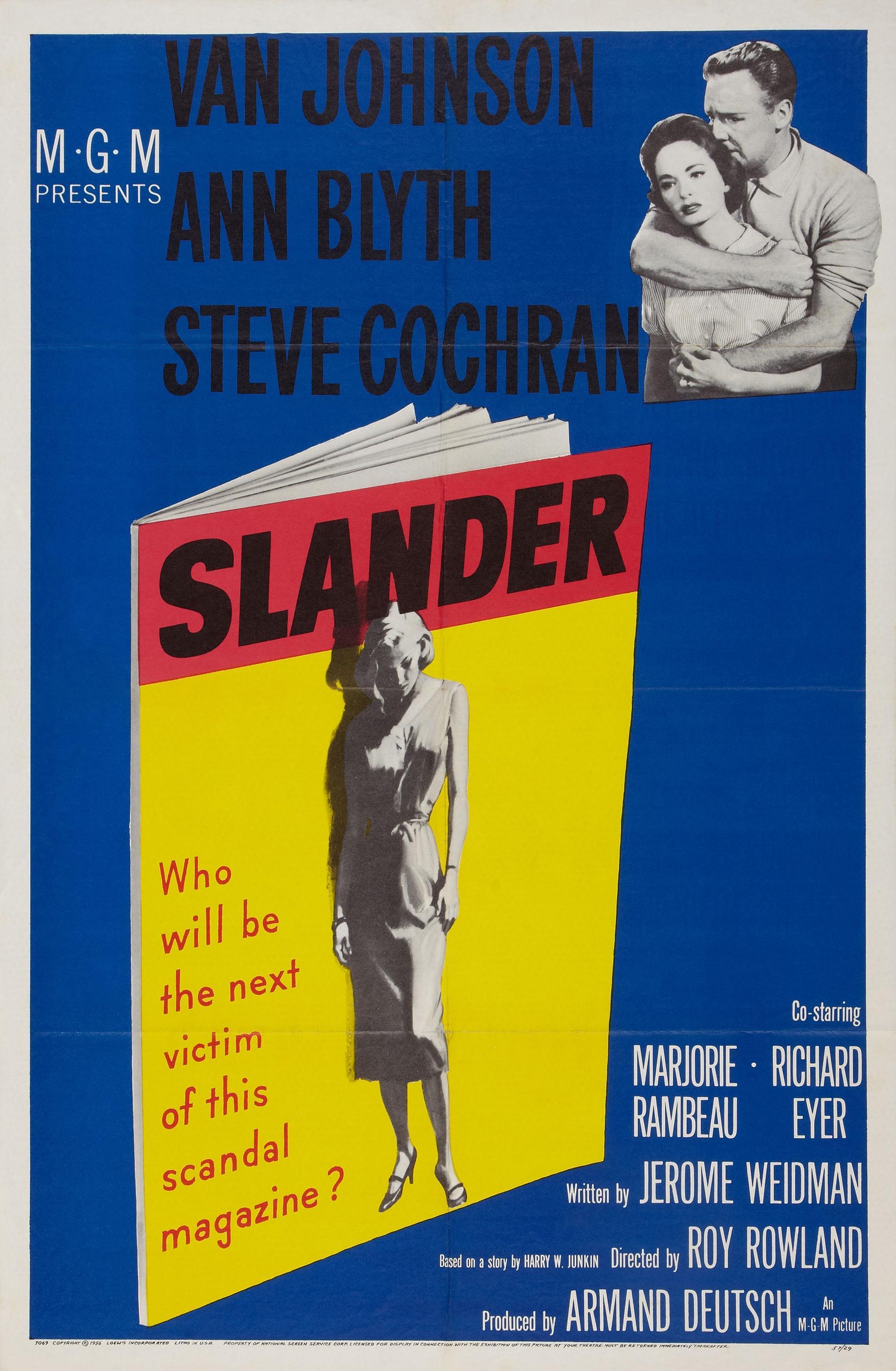 Постер фильма Клевета | Slander