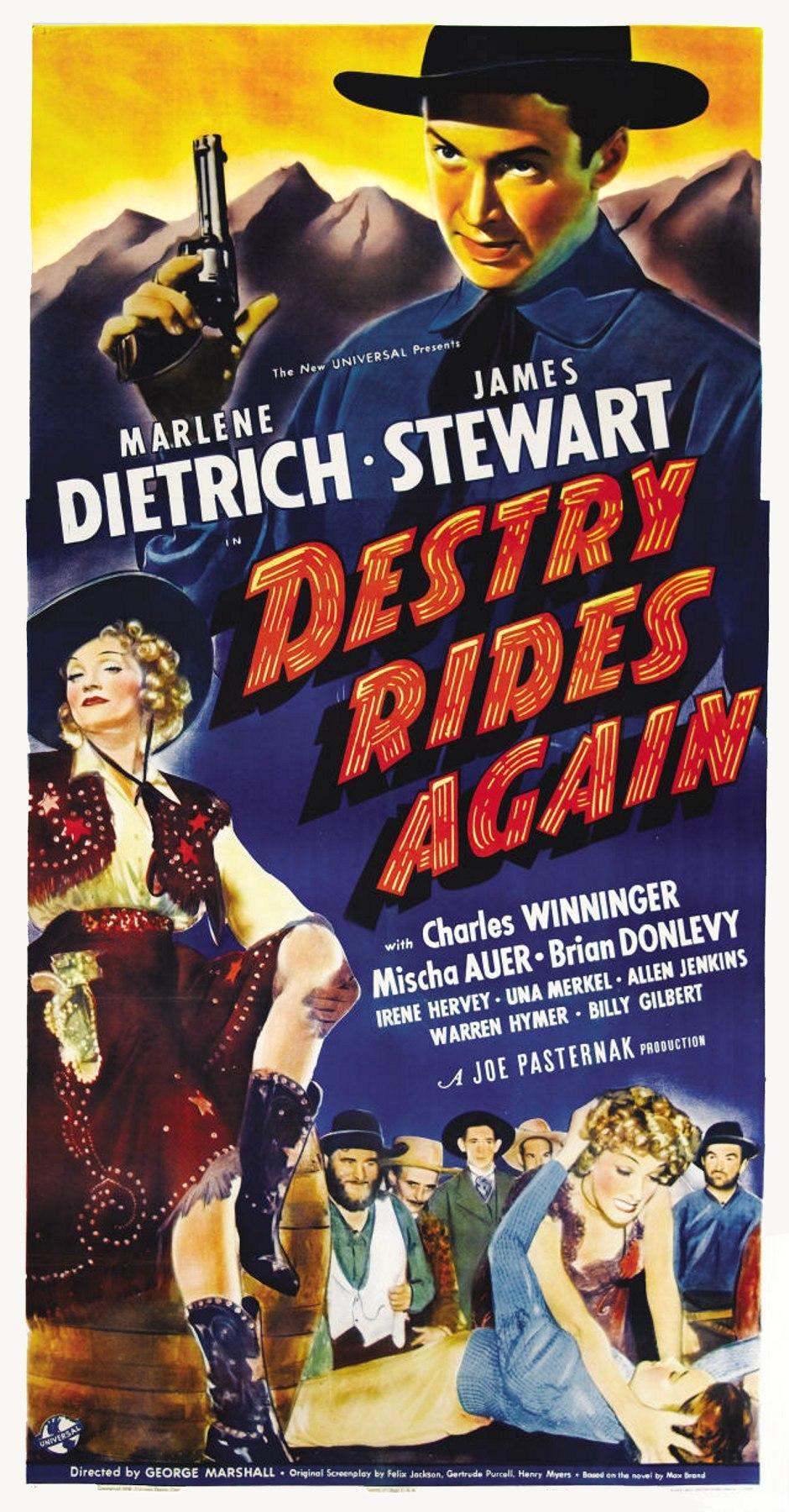 Постер фильма Дестри снова в седле | Destry Rides Again