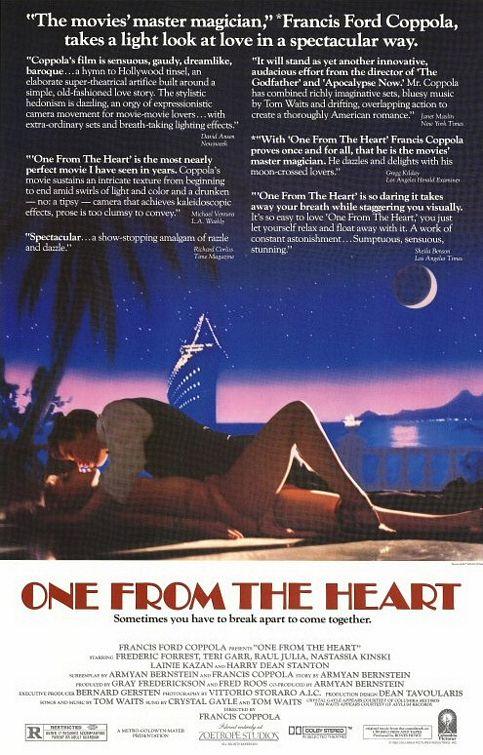 Постер фильма От всего сердца | One from the Heart
