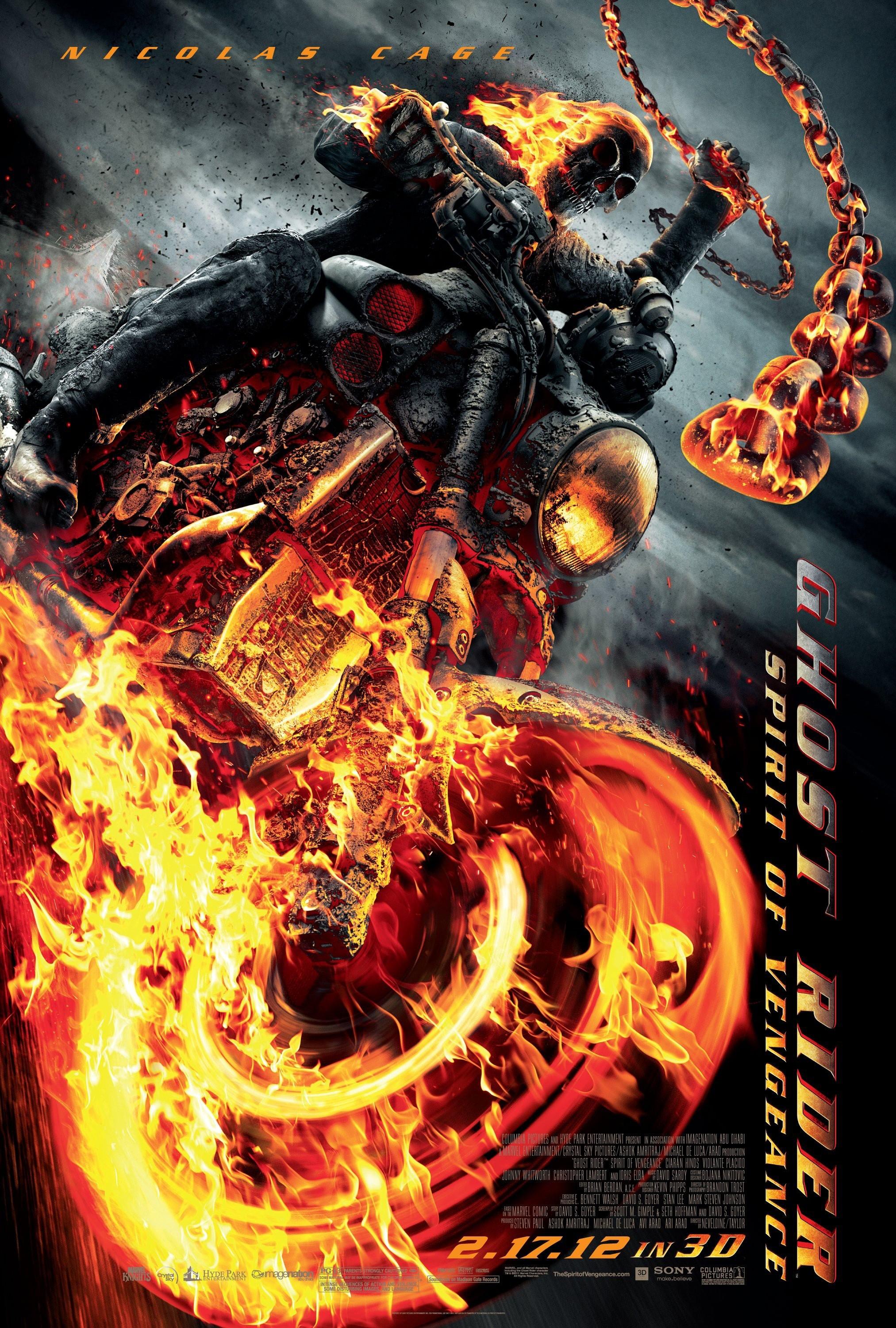 Постер фильма Призрачный гонщик 2 | Ghost Rider: Spirit of Vengeance