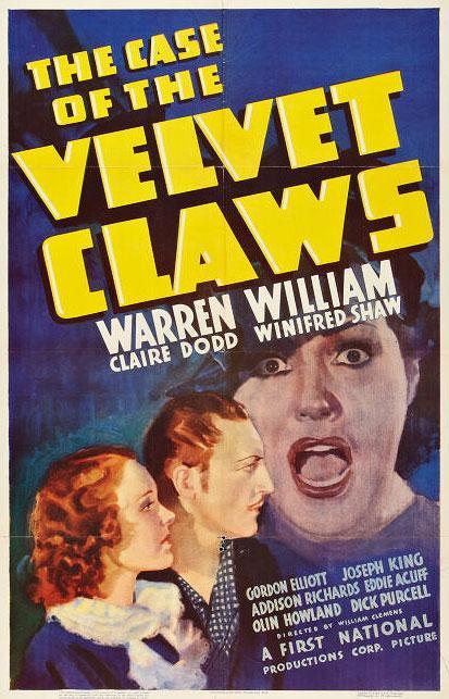 Постер фильма Case of the Velvet Claws
