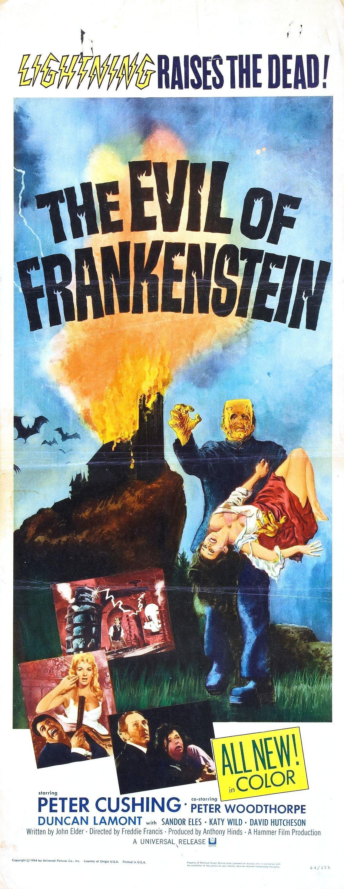 Постер фильма Зло Франкенштейна | Evil of Frankenstein