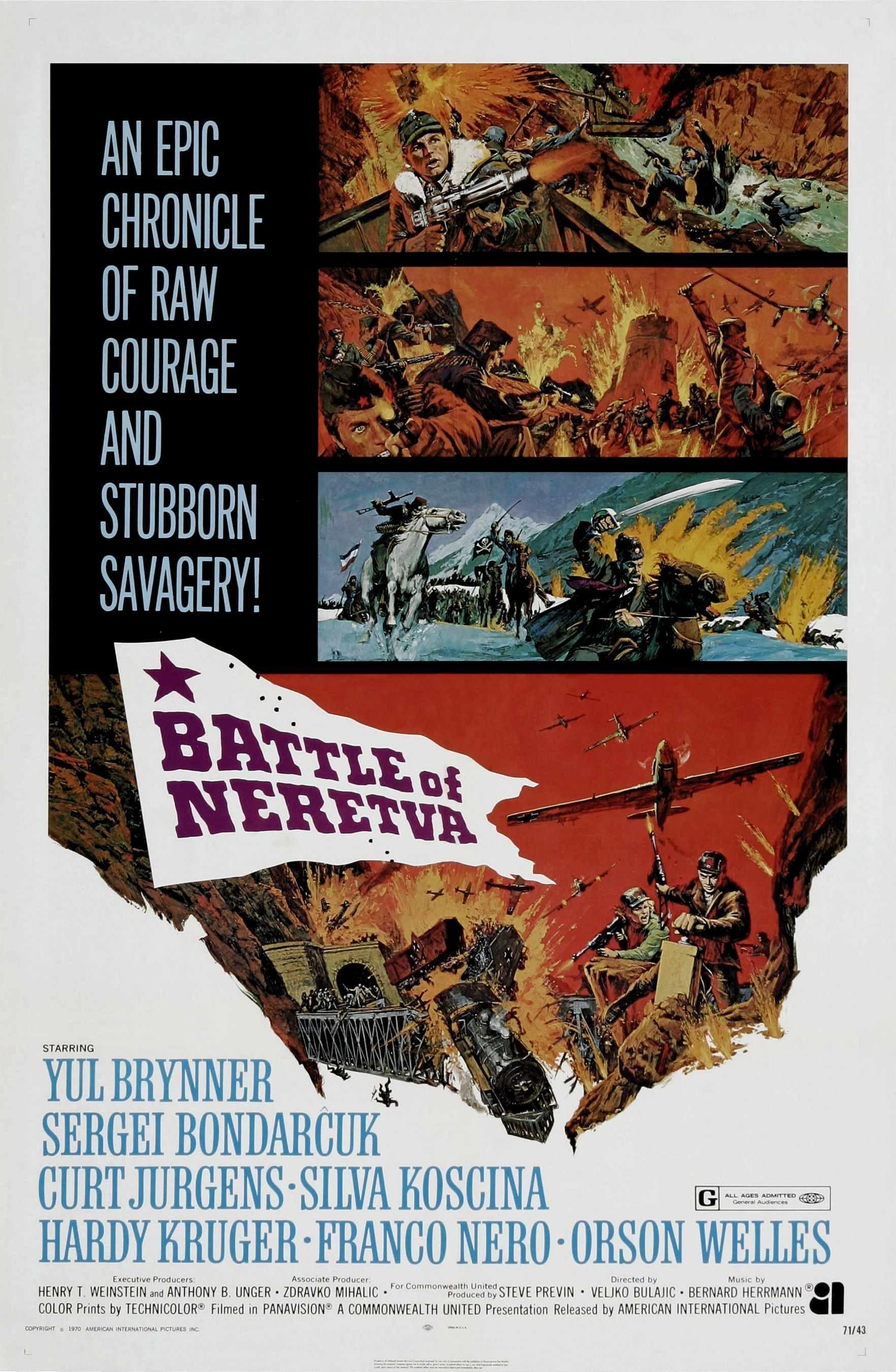 Постер фильма Битва на Неретве | Bitka na Neretvi