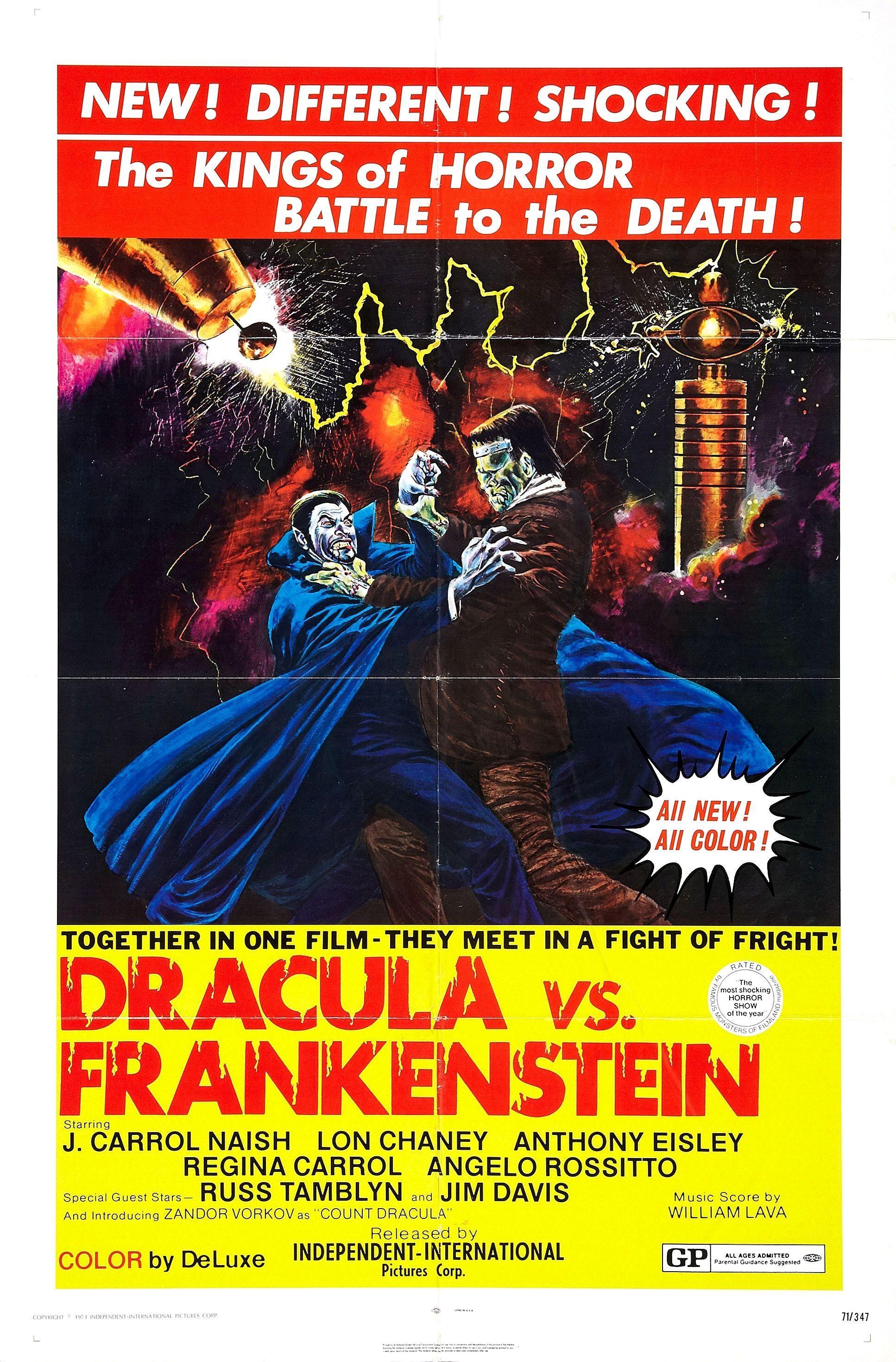 Постер фильма Dracula vs. Frankenstein