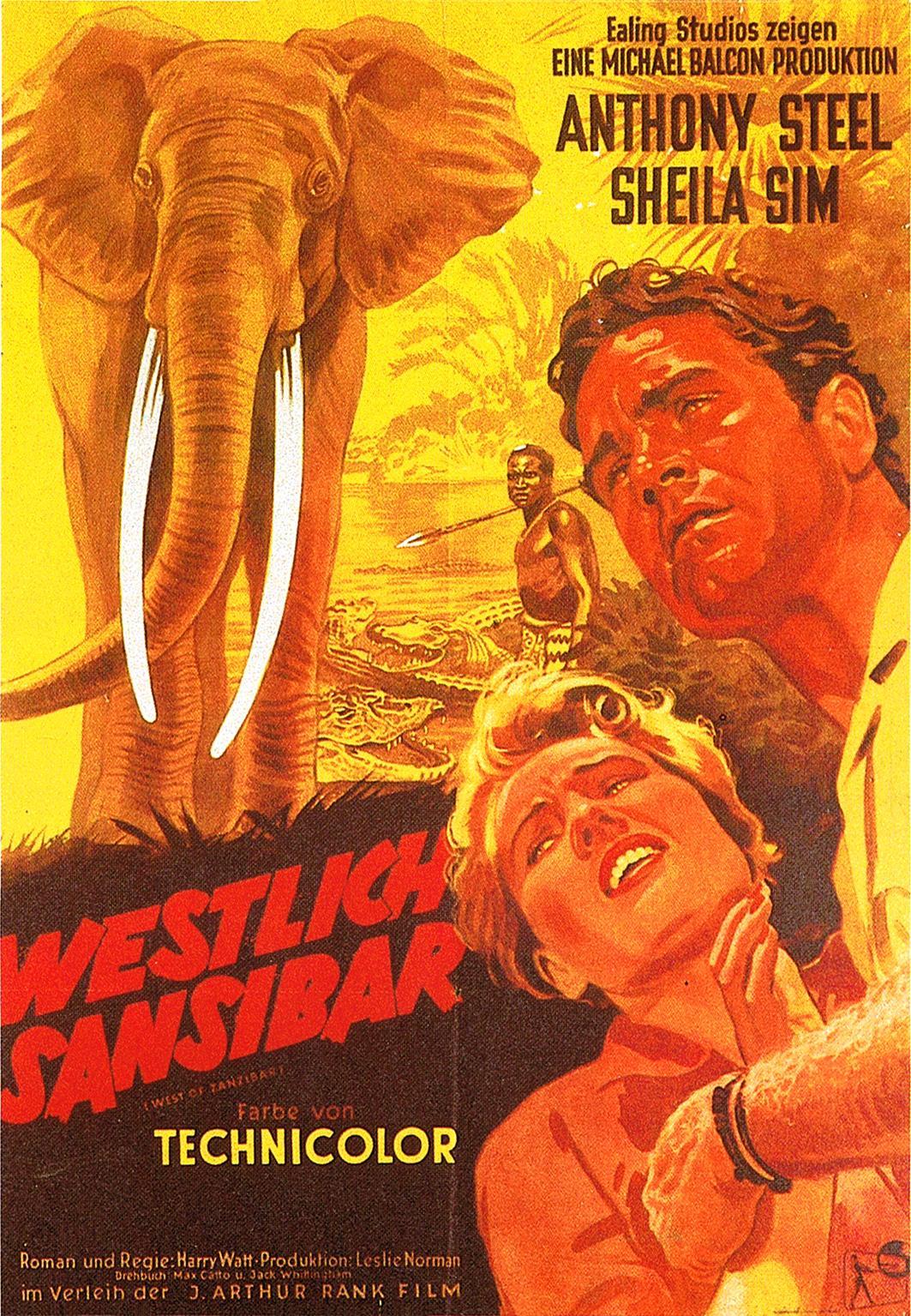 Постер фильма West of Zanzibar