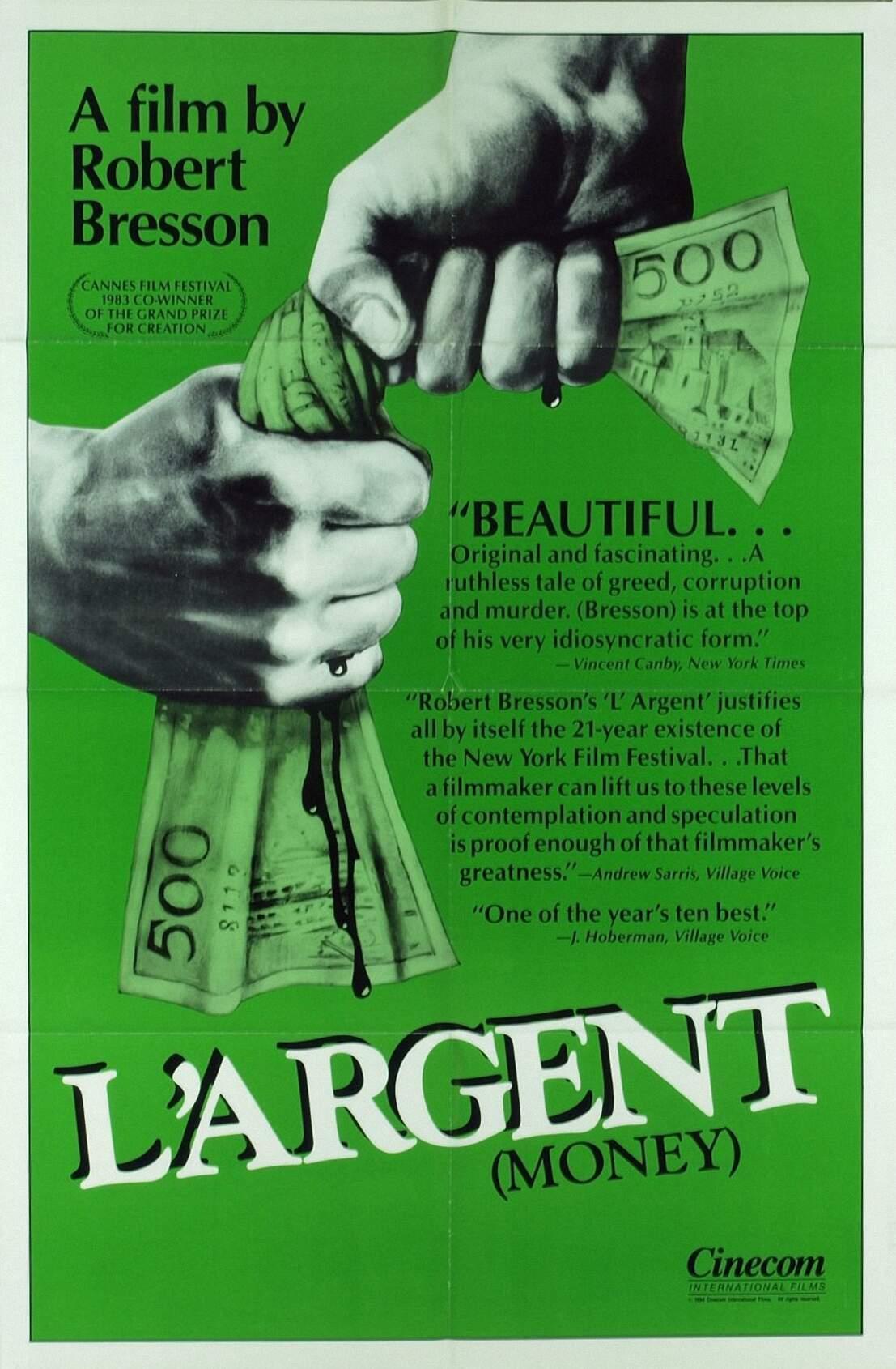 Постер фильма Деньги | L'argent