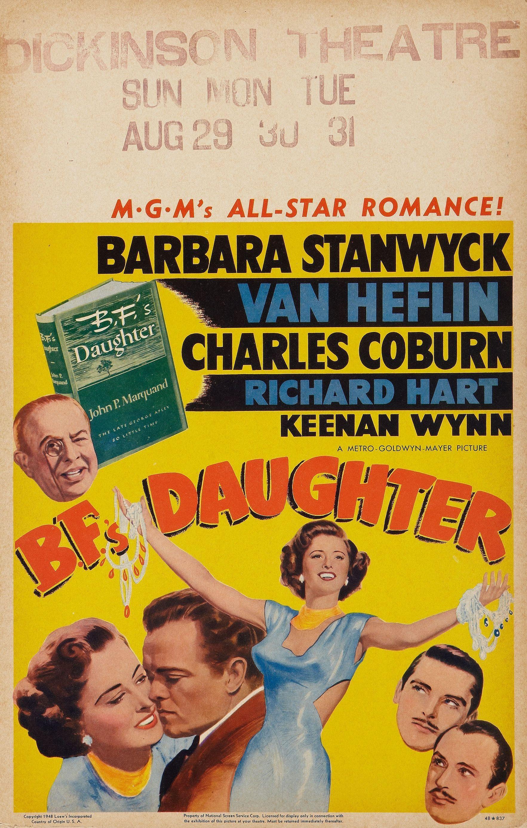 Постер фильма Дочь Б.Ф. | B.F.'s Daughter
