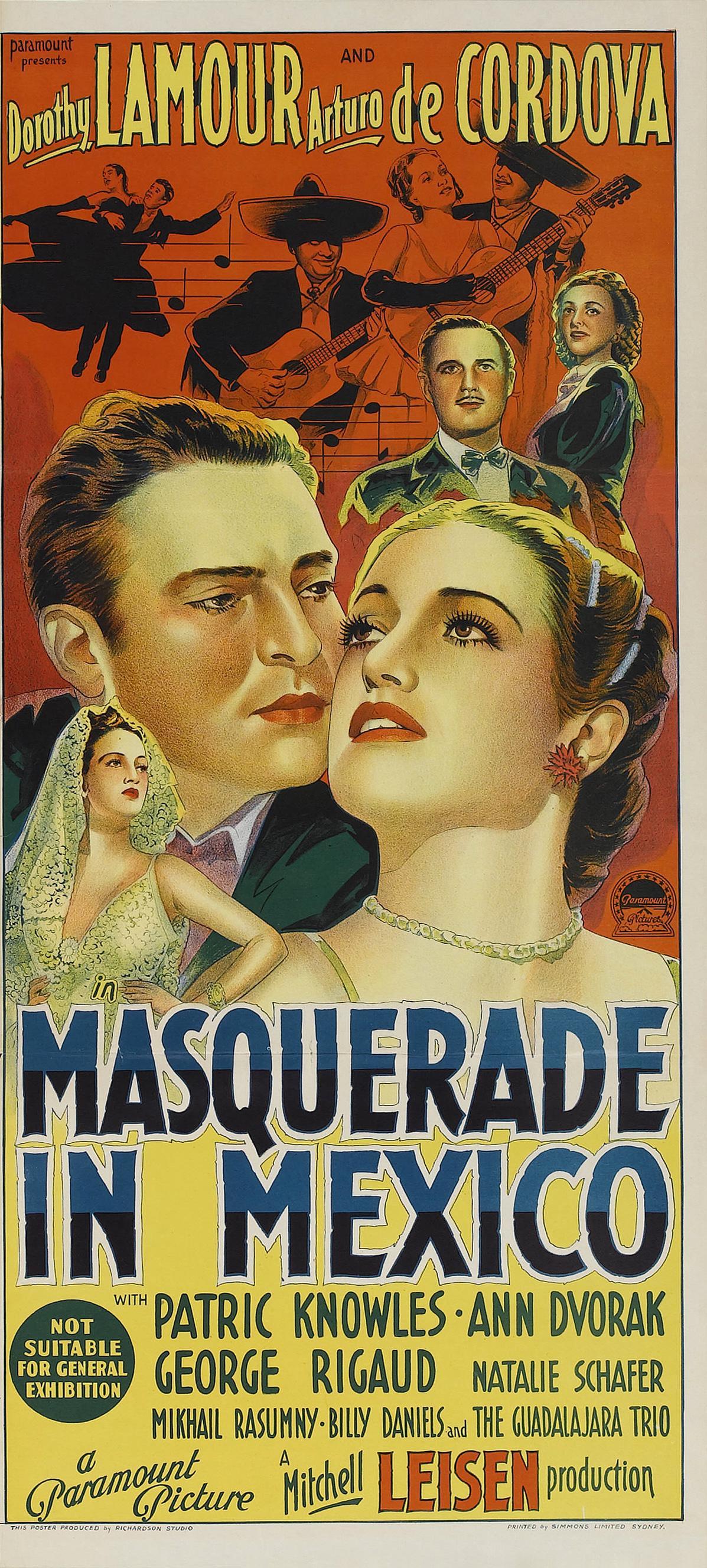 Постер фильма Masquerade in Mexico