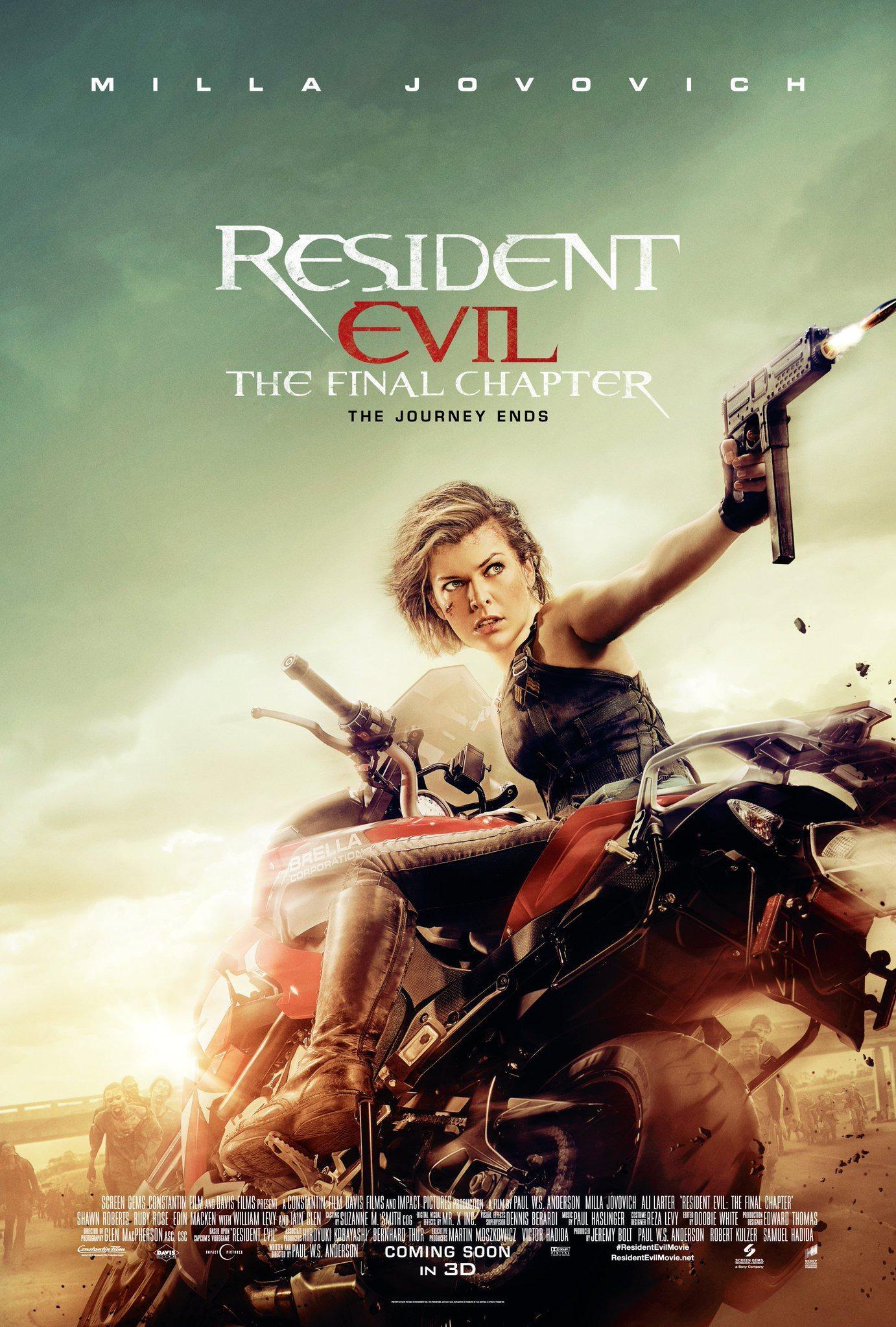 Постер фильма Обитель зла: Последняя глава | Resident Evil: The Final Chapter