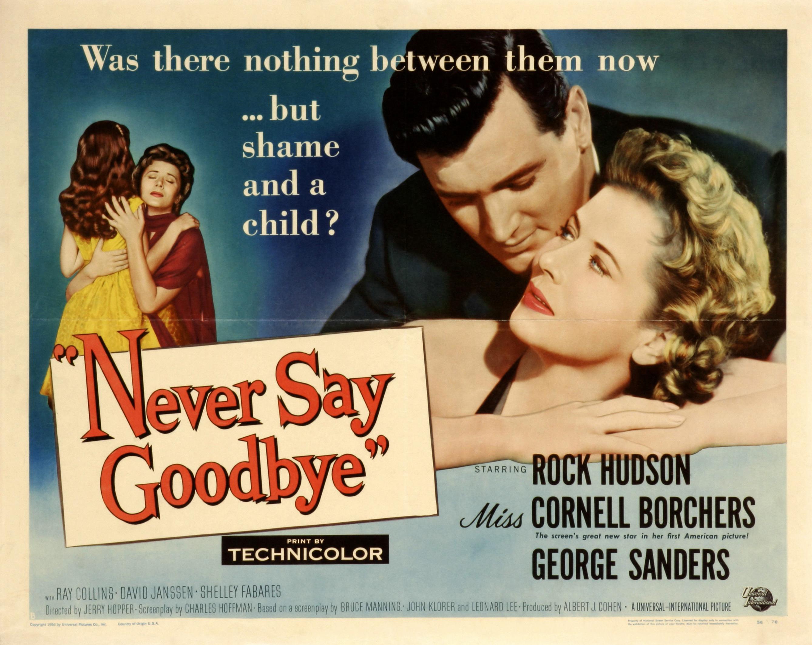 Постер фильма Никогда не прощайся | Never Say Goodbye
