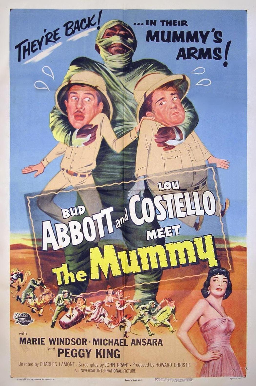 Постер фильма Abbott and Costello Meet the Mummy