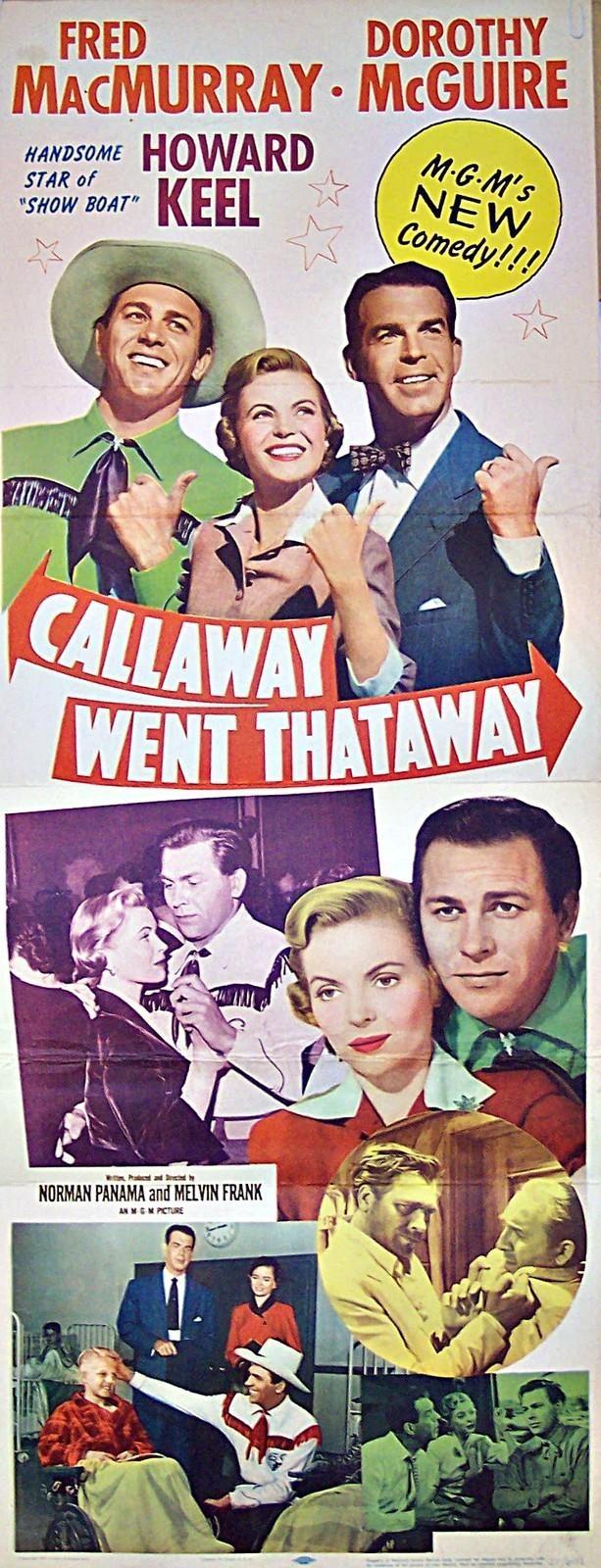 Постер фильма Callaway Went Thataway
