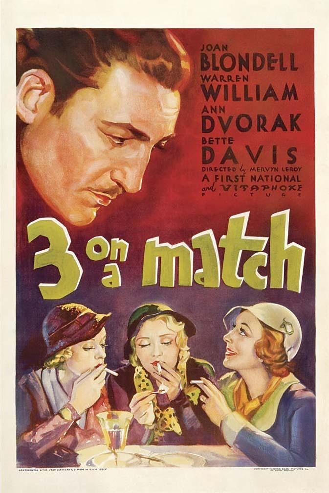 Постер фильма Трое в паре | Three on a Match