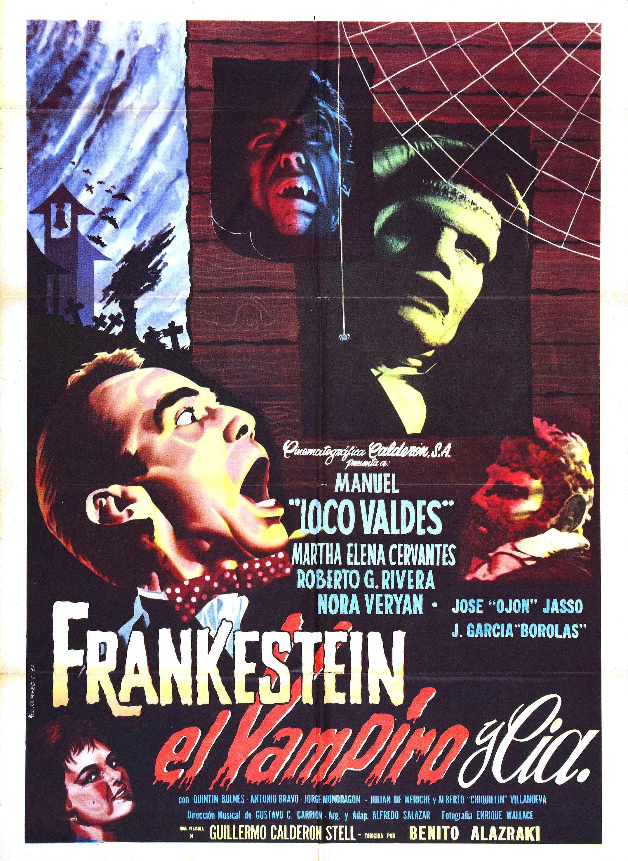Постер фильма Frankestein el vampiro y compañía