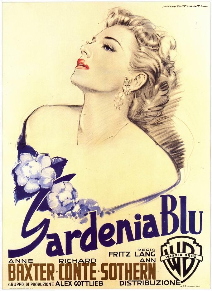 Постер фильма Голубая гардения | Blue Gardenia
