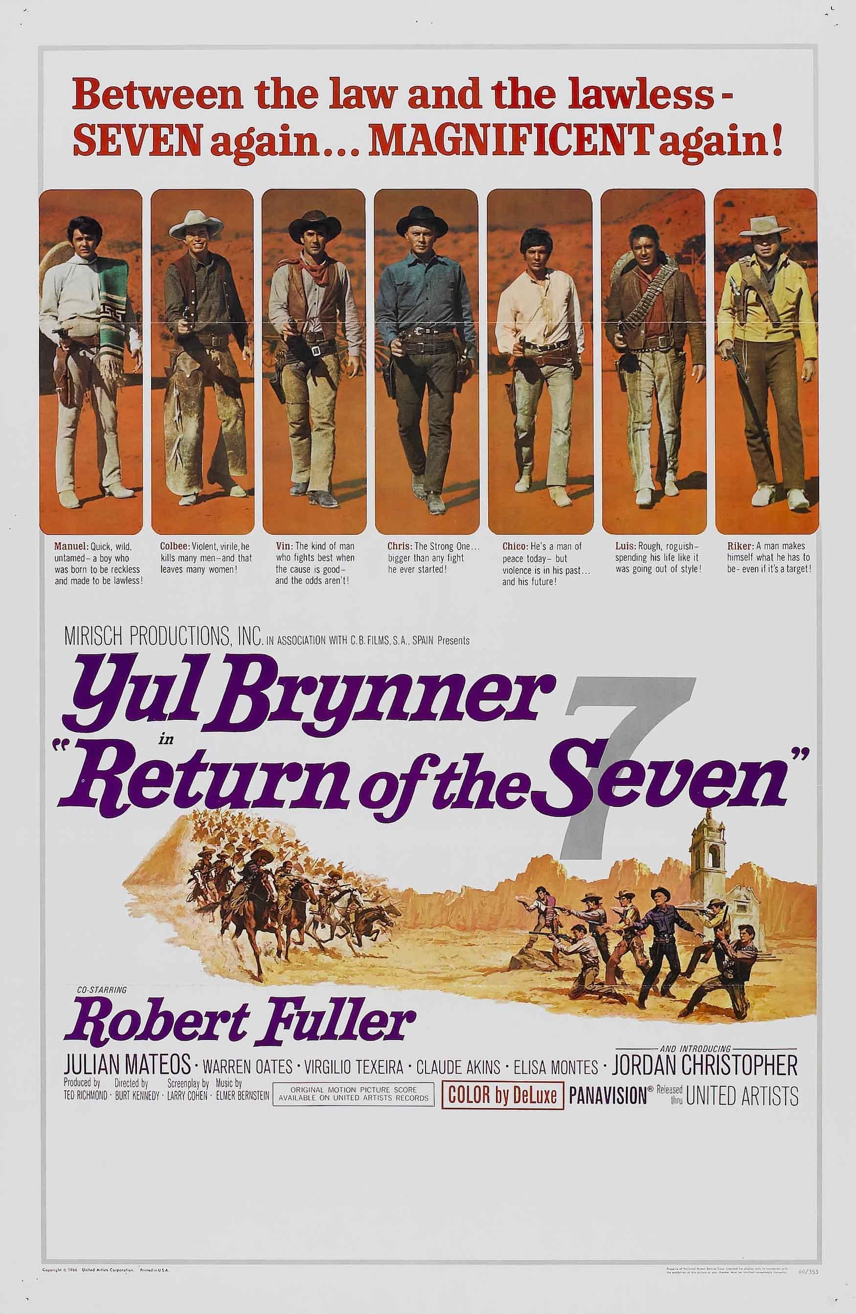 Постер фильма Возвращение великолепной семерки | Return of the Seven