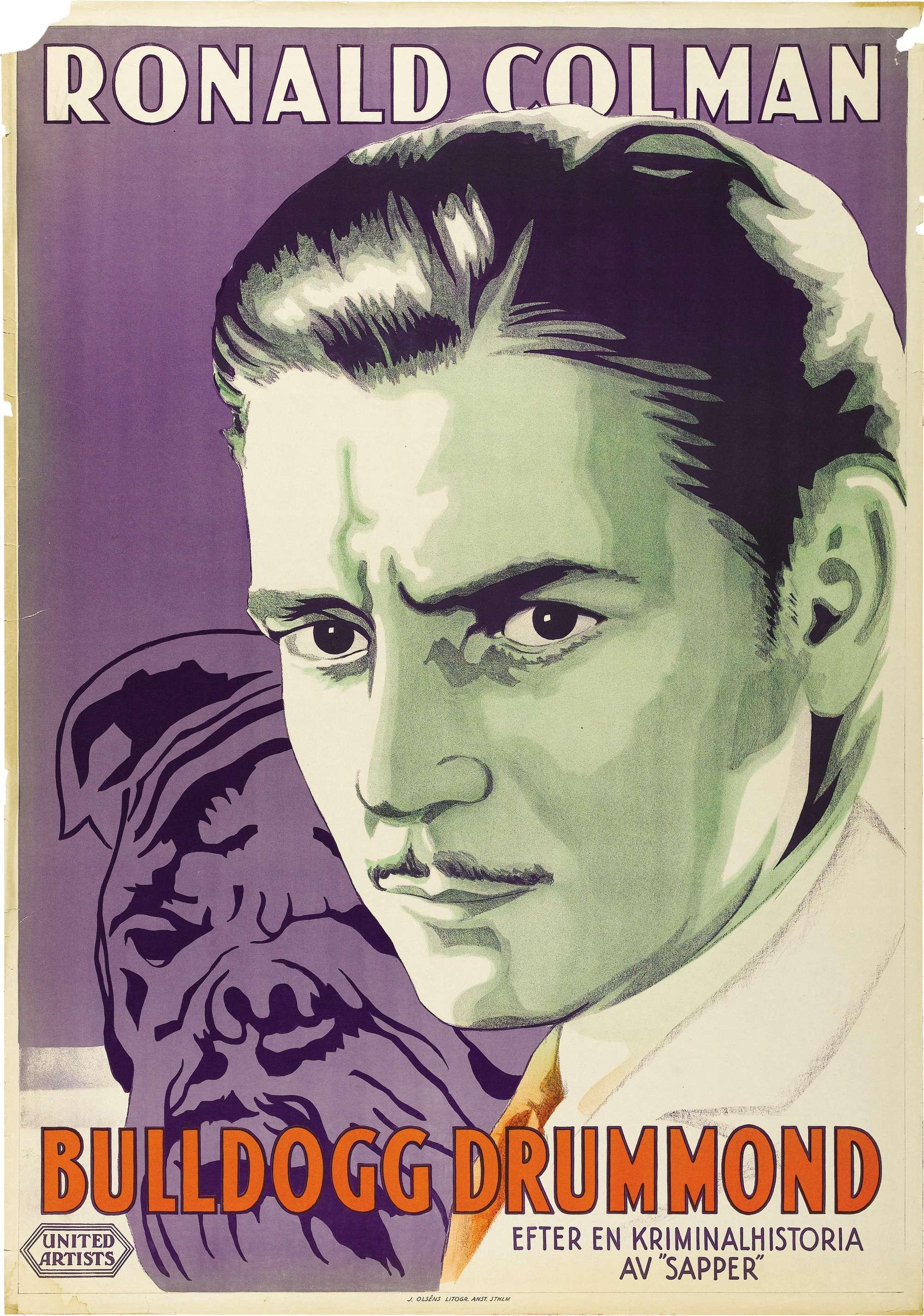 Постер фильма Bulldog Drummond