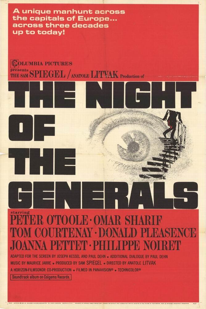 Постер фильма Ночь генералов | Night of the Generals
