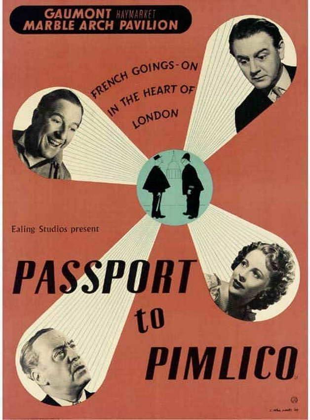 Постер фильма Пропуск в Пимлико | Passport to Pimlico