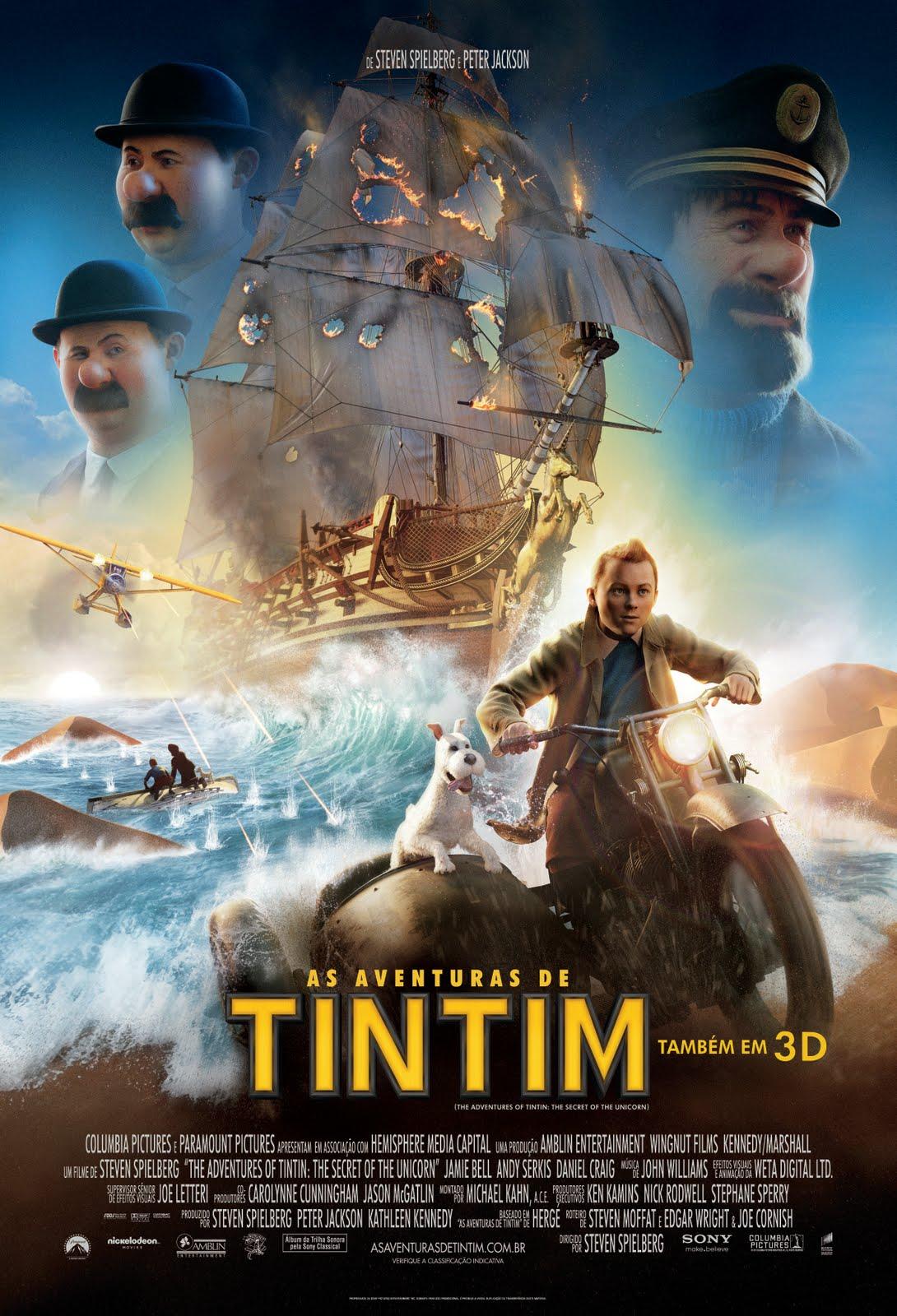 Постер фильма Приключения Тинтина: Тайна единорога | Adventures of Tintin