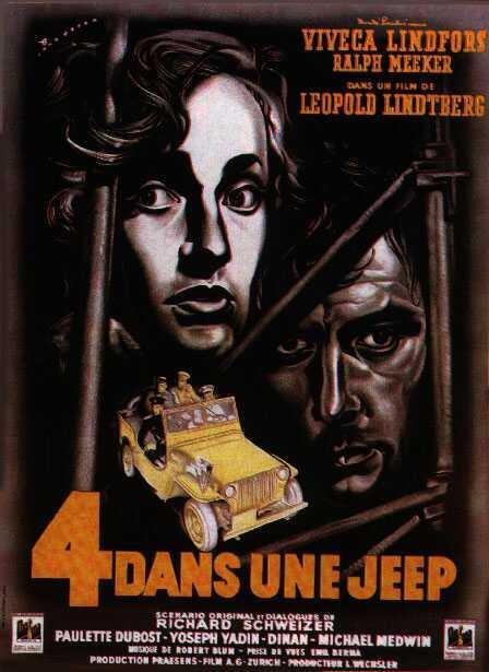Постер фильма Четверо в джипе | Vier im Jeep