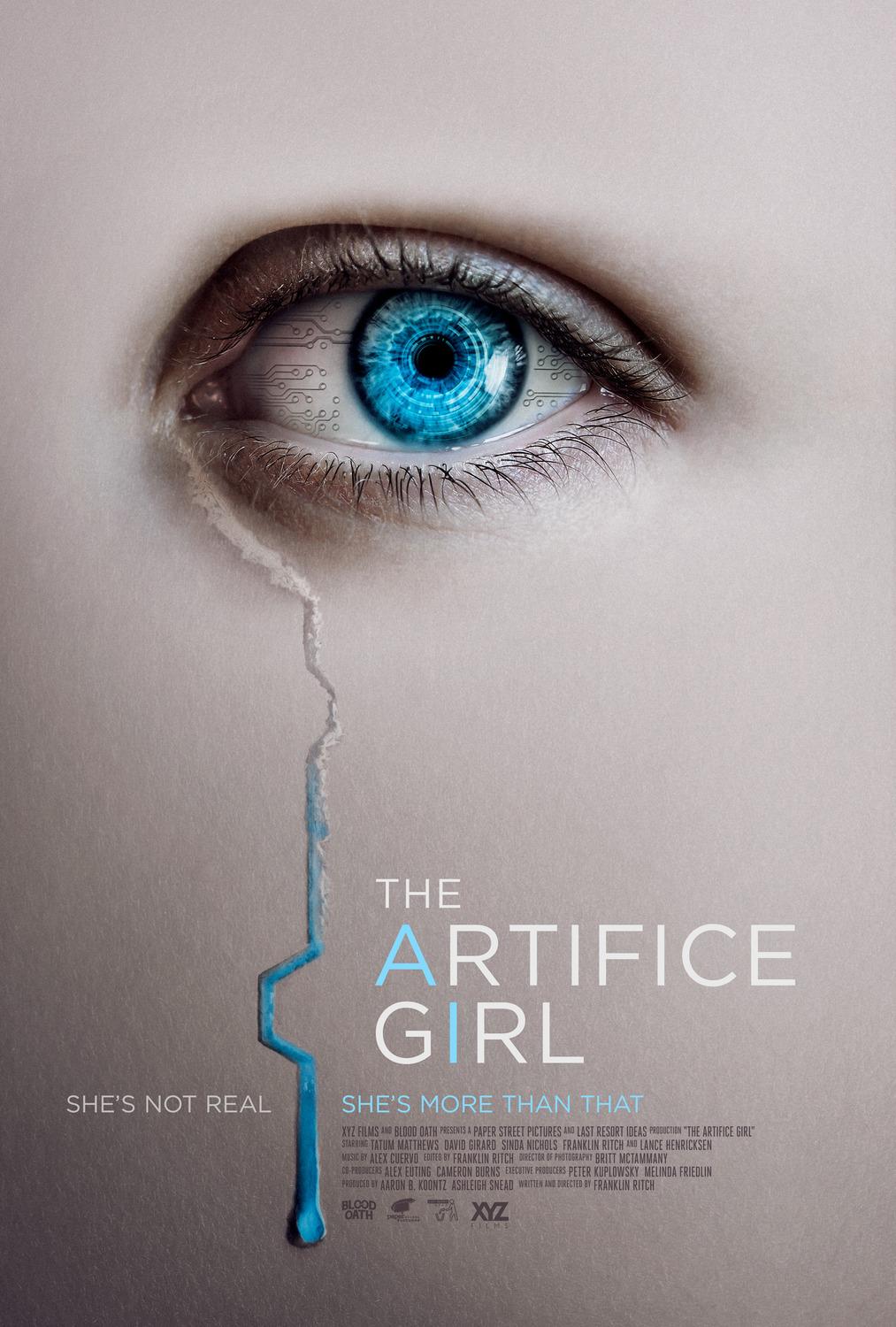 Постер фильма Искусственная девушка | The Artifice Girl