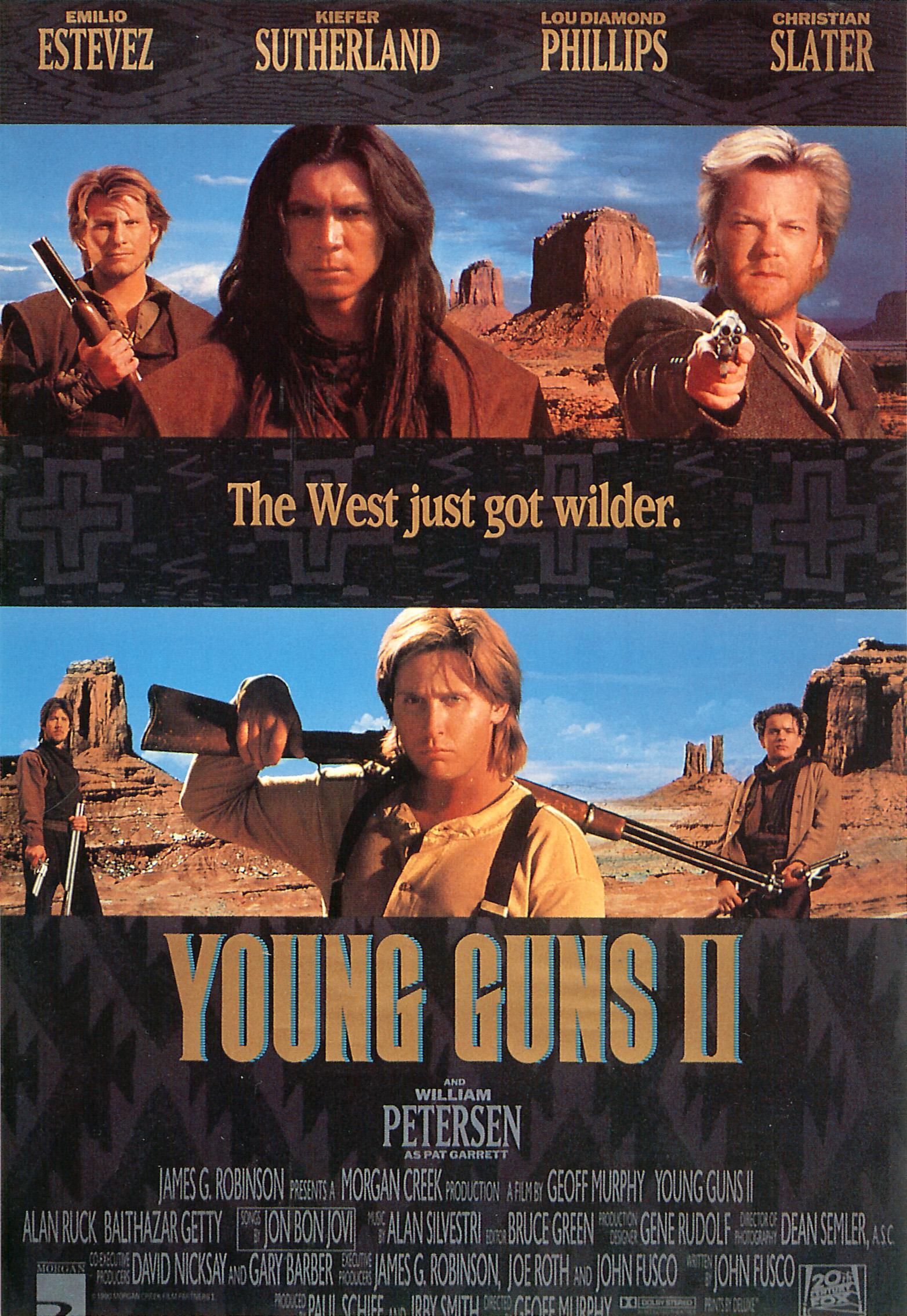 Постер фильма Молодые стрелки 2 | Young Guns II