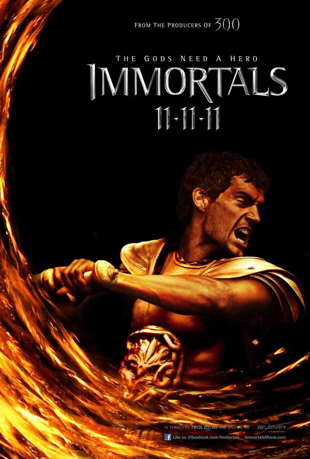 Постер фильма Война Богов: Бессмертные | Immortals