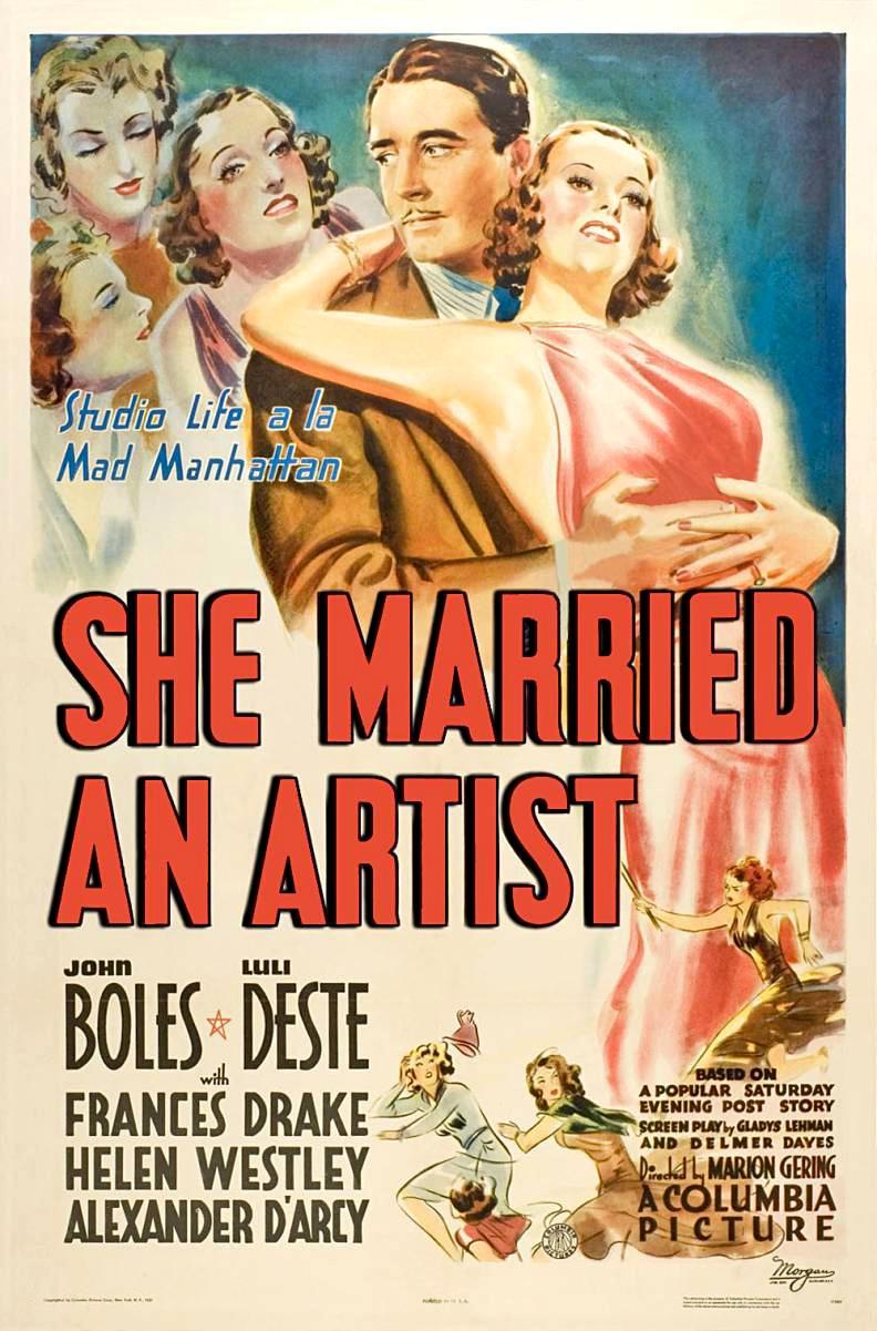 Постер фильма She Married an Artist