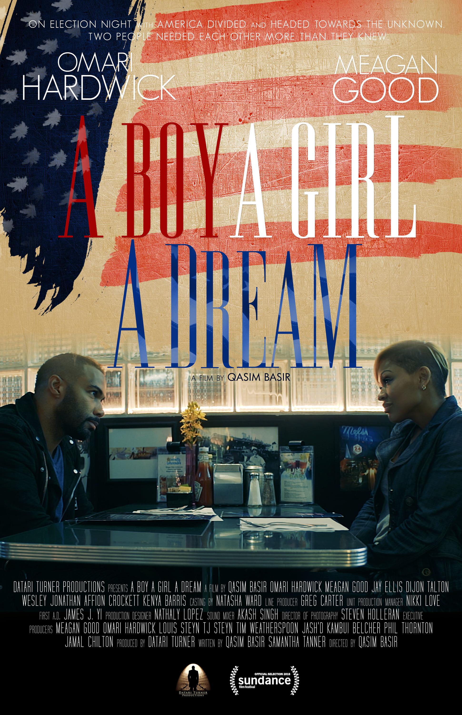 Постер фильма Мальчик, девочка, мечта: Любовь в ночь Выборов | A Boy. A Girl. A Dream: Love on Election Night 