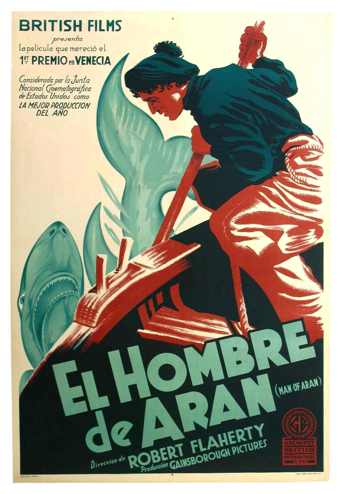 Постер фильма Человек с Аранских островов | Man of Aran