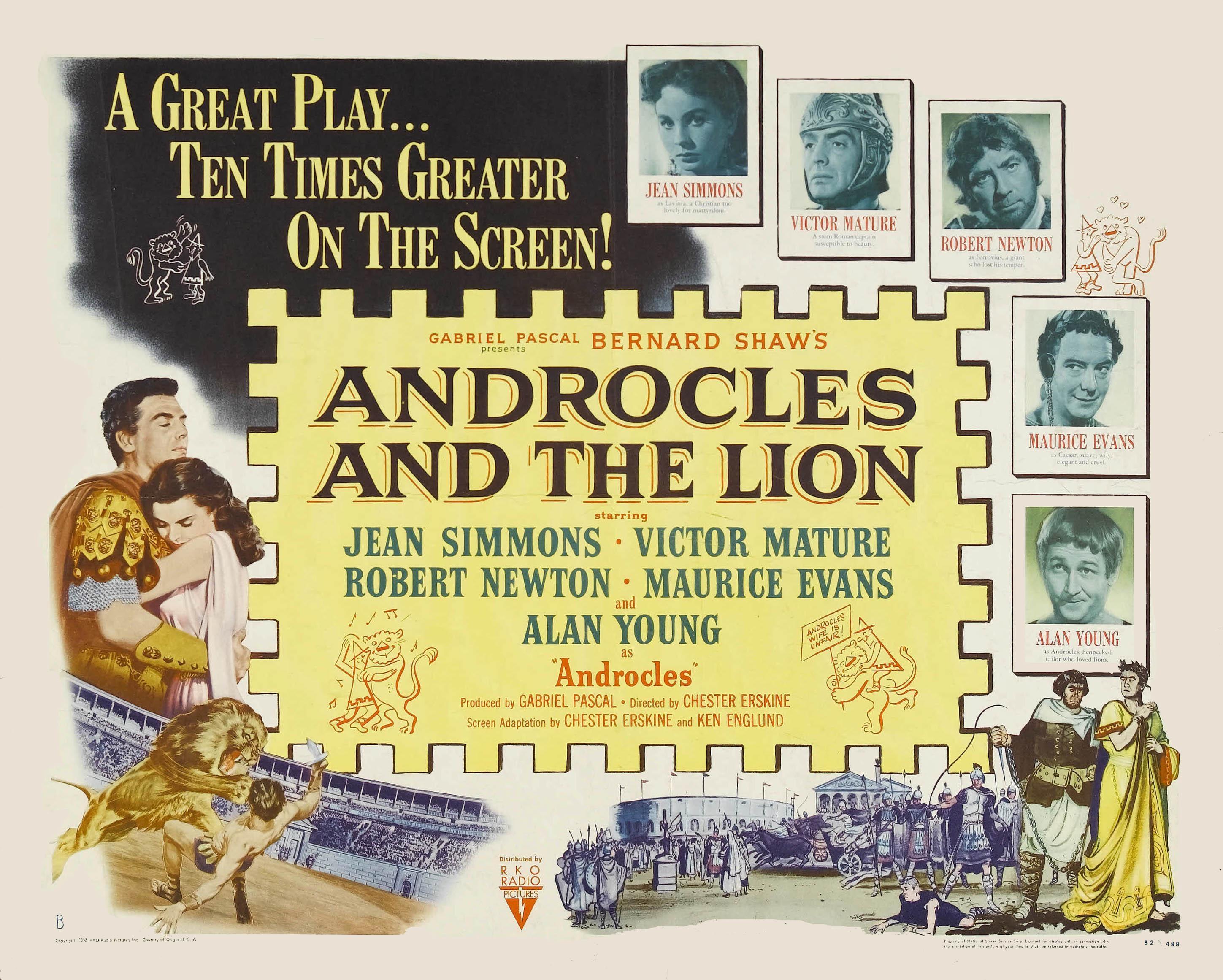 Постер фильма Андрокл и лев | Androcles and the Lion