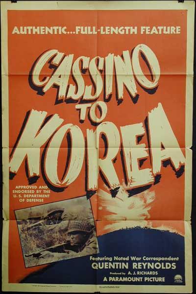 Постер фильма Cassino to Korea