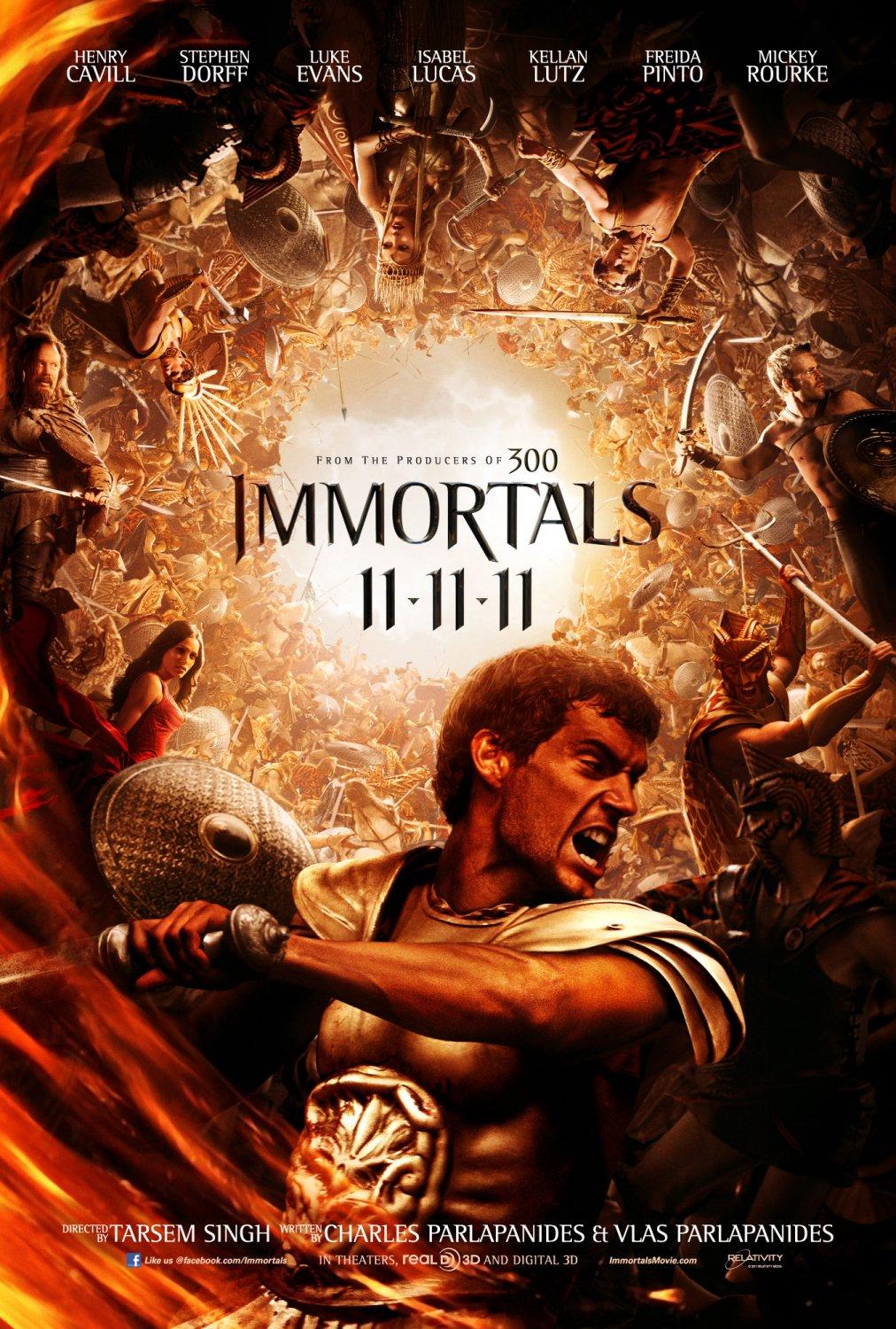 Постер фильма Война Богов: Бессмертные | Immortals