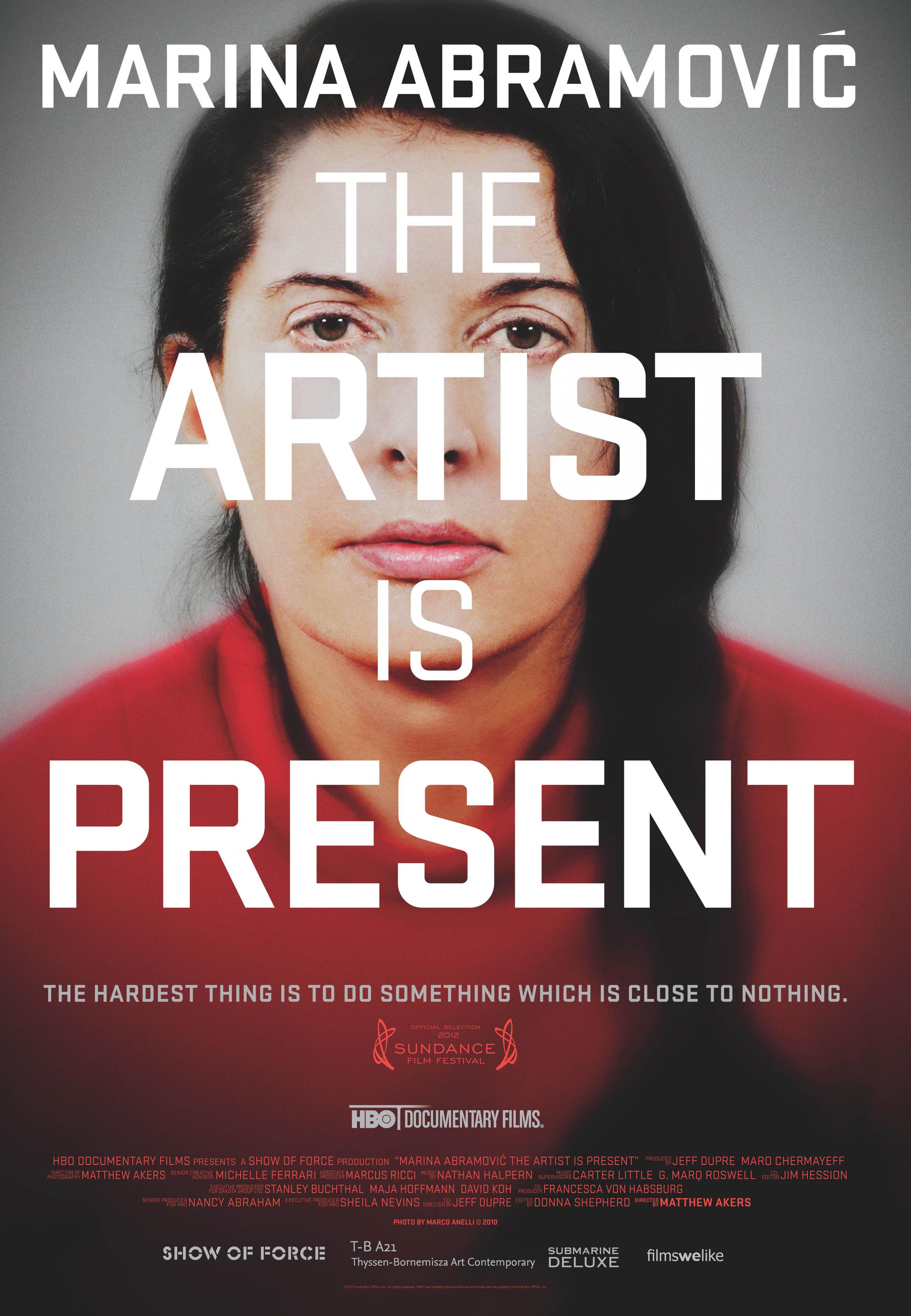 Постер фильма Марина Абрамович. В присутствии художника | Marina Abramovic: The Artist Is Present