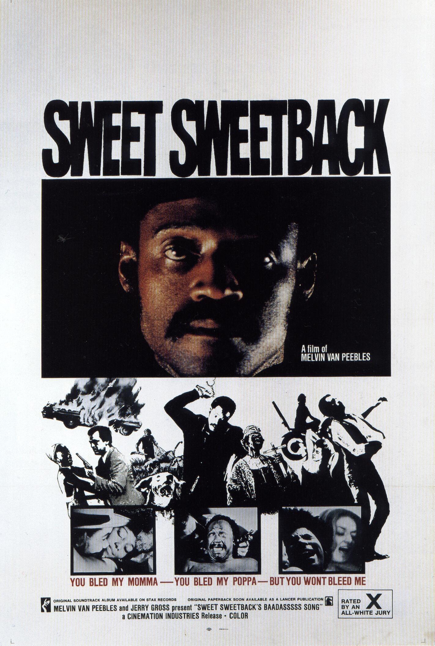 Постер фильма Свит Свитбэк: Песня мерзавца | Sweet Sweetback's Baadasssss Song