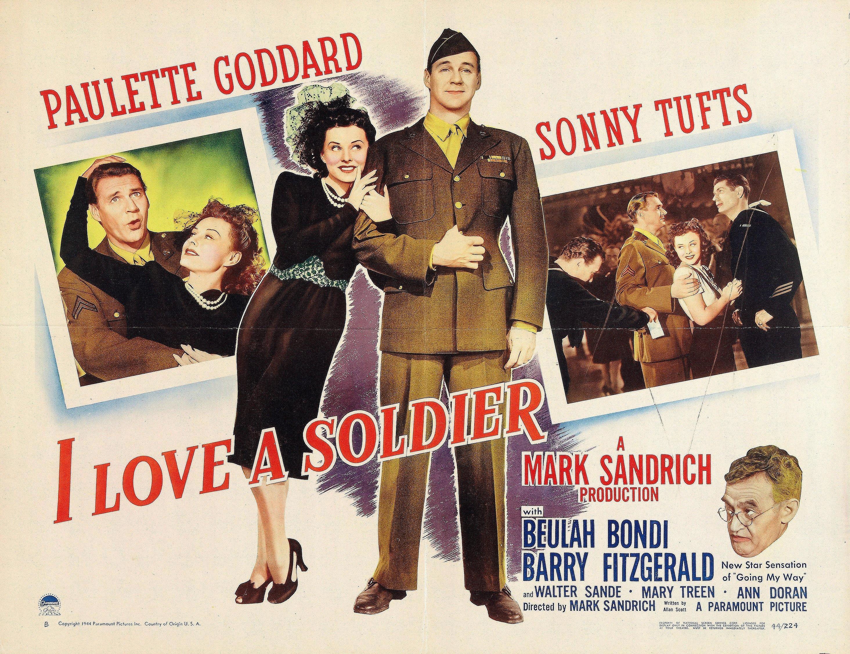 Постер фильма I Love a Soldier