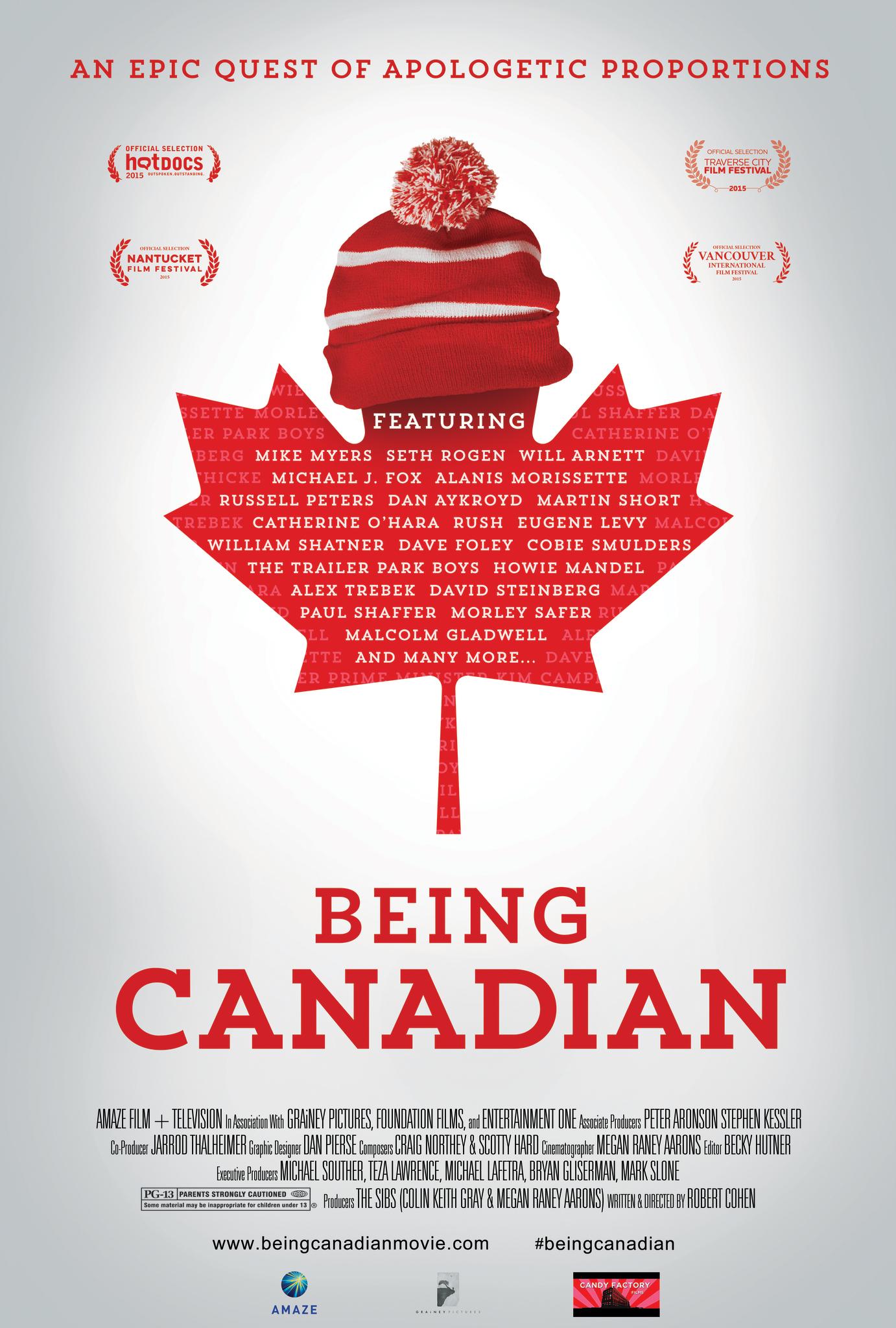 Постер фильма Being Canadian
