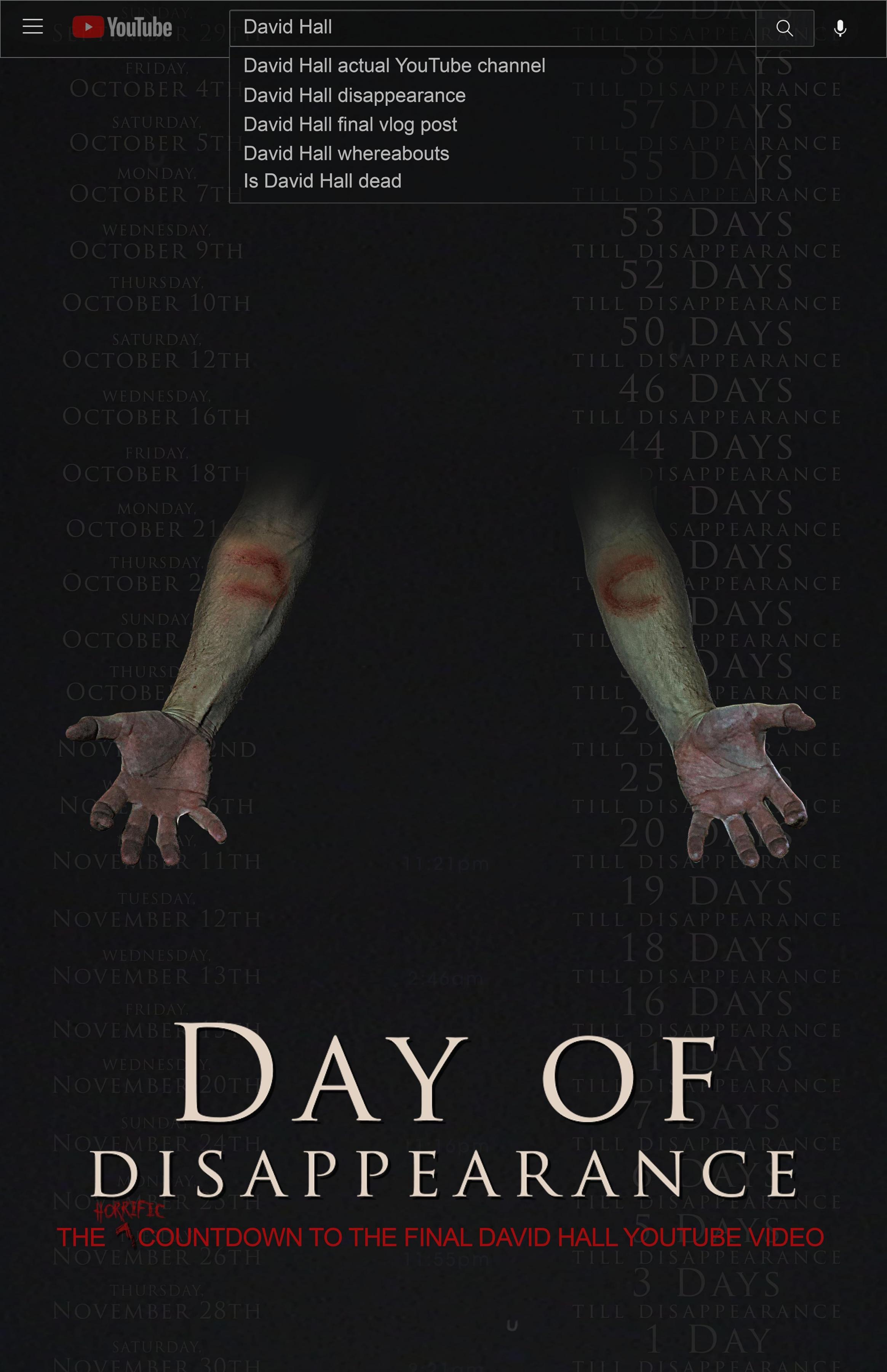 Постер фильма Day of Disappearance