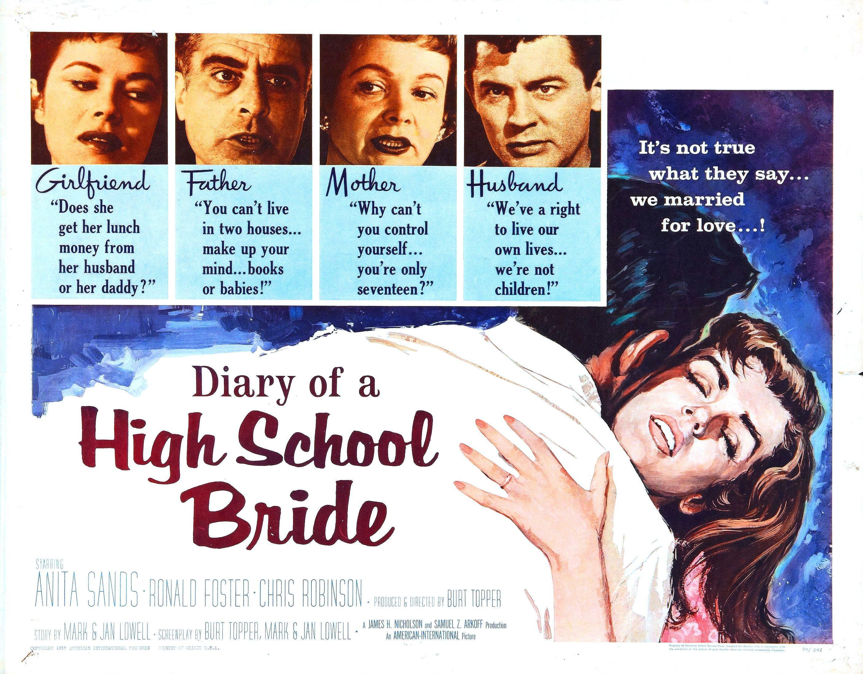 Постер фильма Diary of a High School Bride